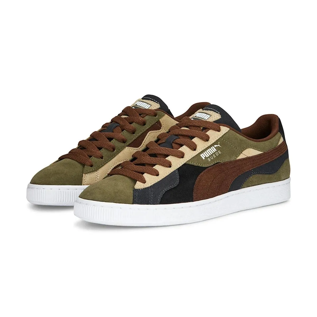 Casual flexibility Reliable Sole Suede 'Camowave Olive'