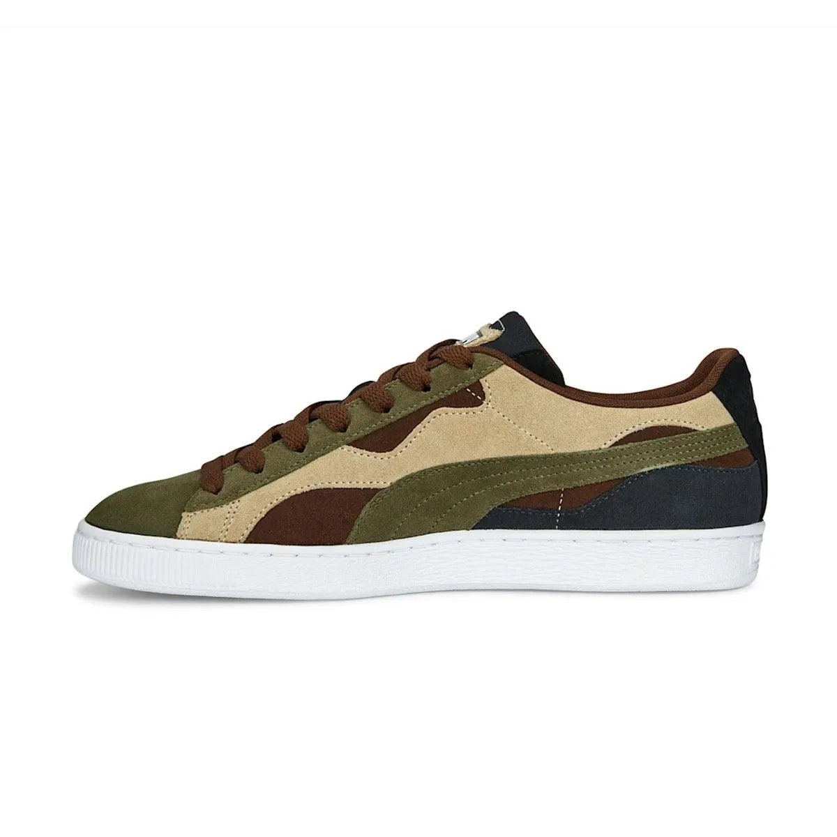 Cushioned Insole office workers Suede 'Camowave Olive'
