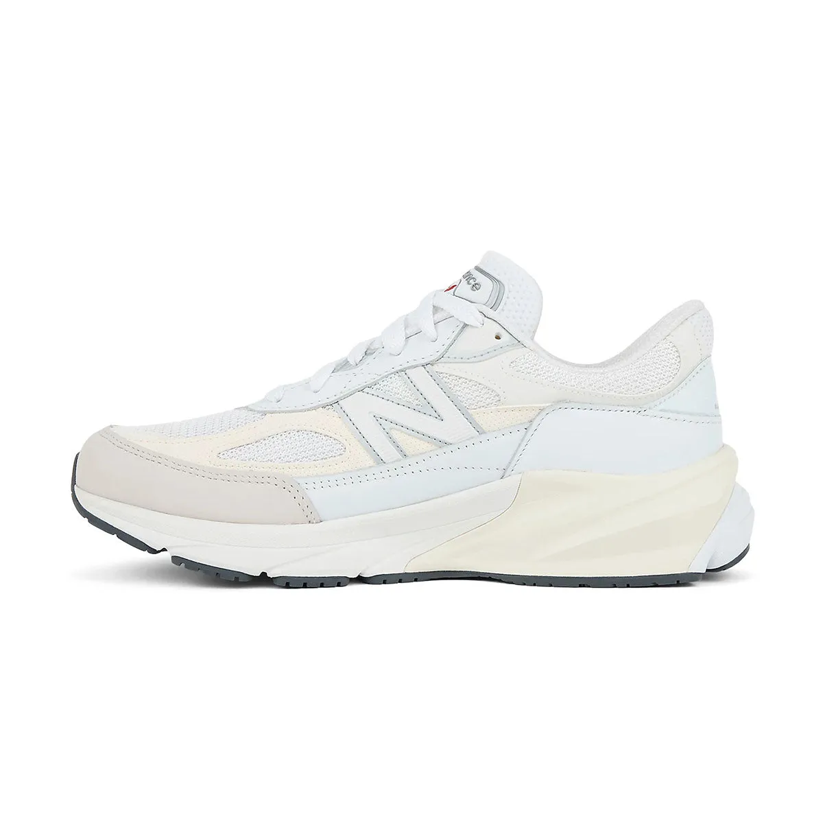 In USA 990v6 'White Sea Salt' athletic men Slim Comfort