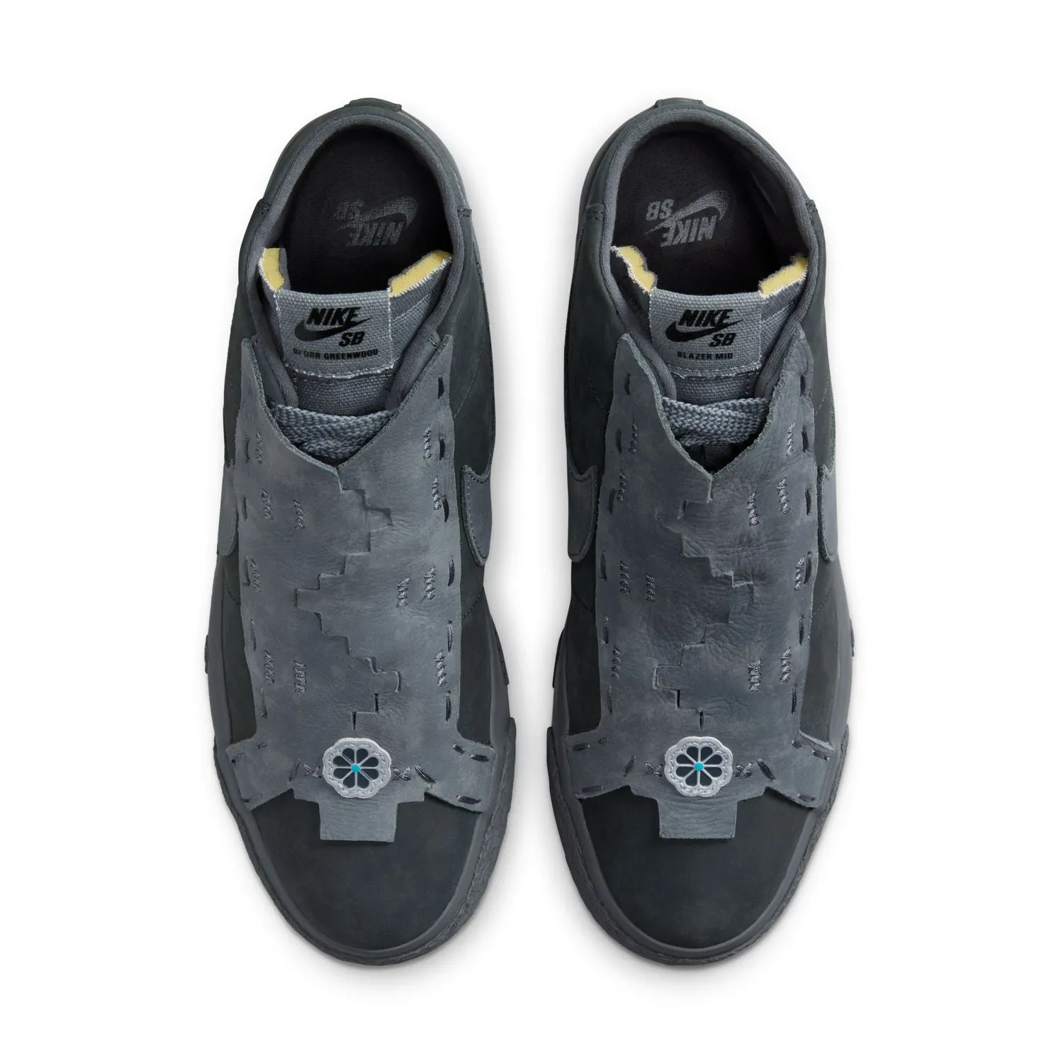   Di??orr Greenwood Zoom Blazer Mid QS 'Dark Smoke Grey' casual - style Soft Traction