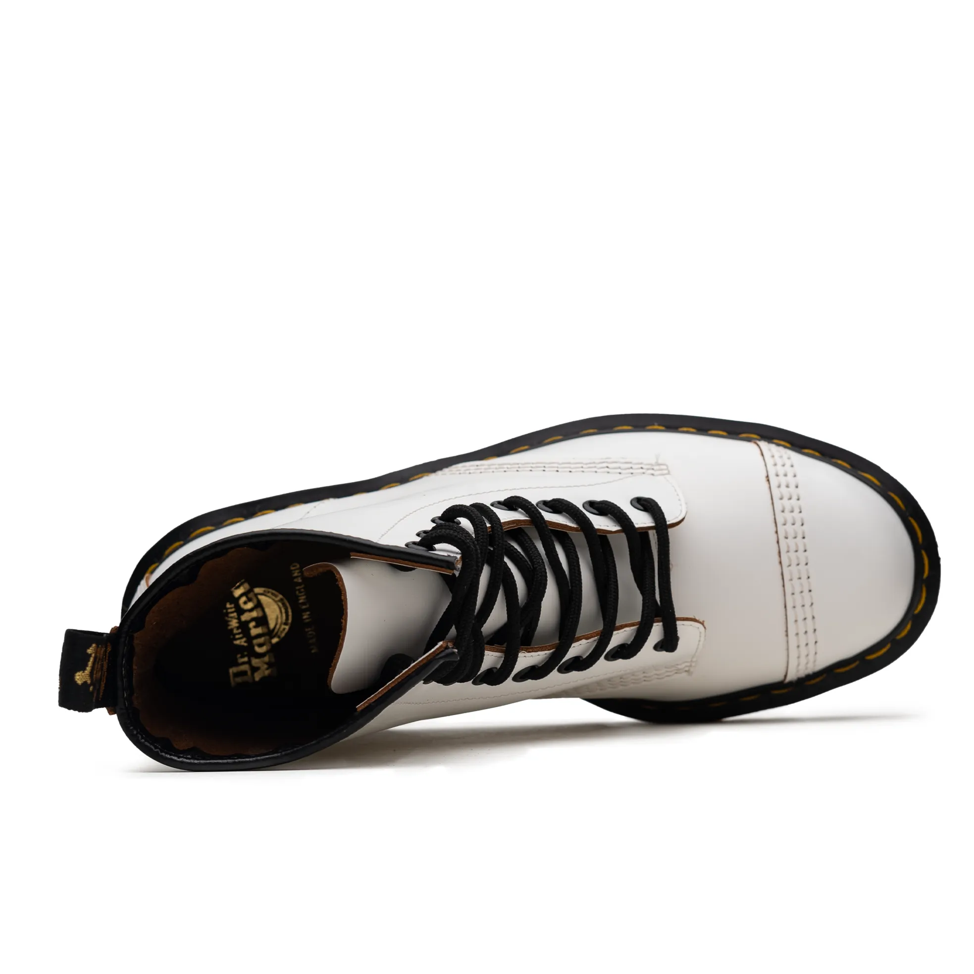City Street Dr. Martens 1460 Bex Toe Cap - White Quilon