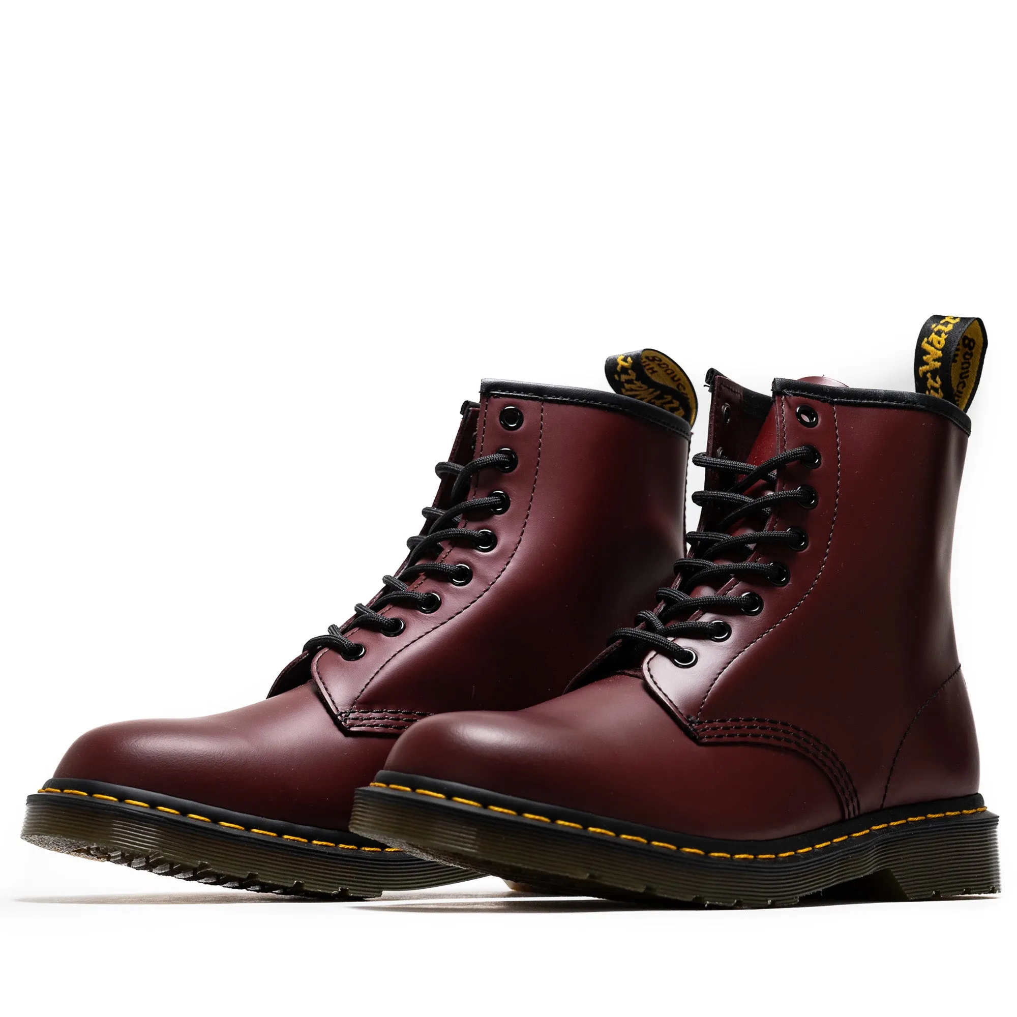 Eco Material Rainy Days soft feel Dr. Martens 1460 Smooth Leather Boot - Cherry Red