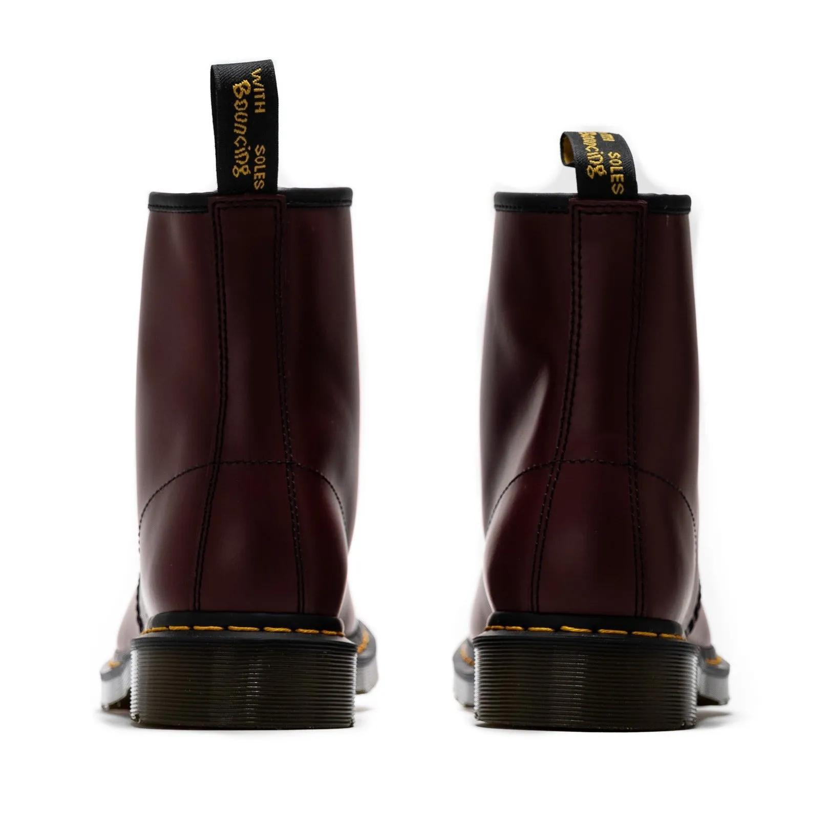Impact Guard Dr. Martens 1460 Smooth Leather Boot - Cherry Red