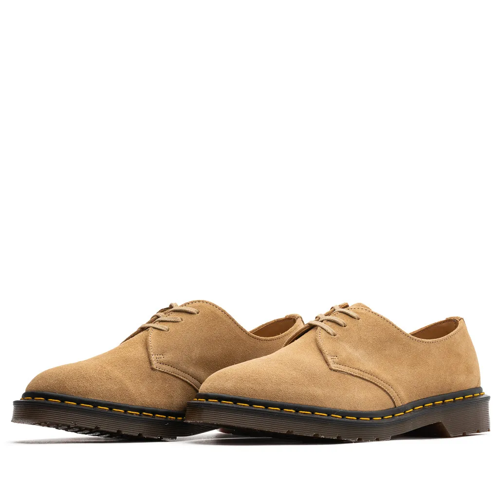 Dr. Martens 1461 Buck Oxford - Almond Beige Protective Finish Mountain Climber Quick Drying Remote Hiking