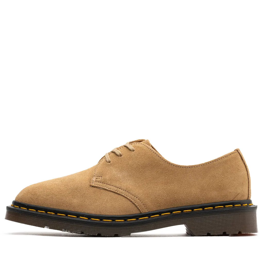 Dr. Martens 1461 Buck Oxford - Almond Beige Low Ankle Style Airy Feel
