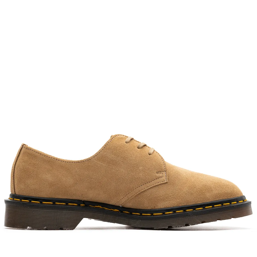 Metal Edge mud proof Dr. Martens 1461 Buck Oxford - Almond Beige