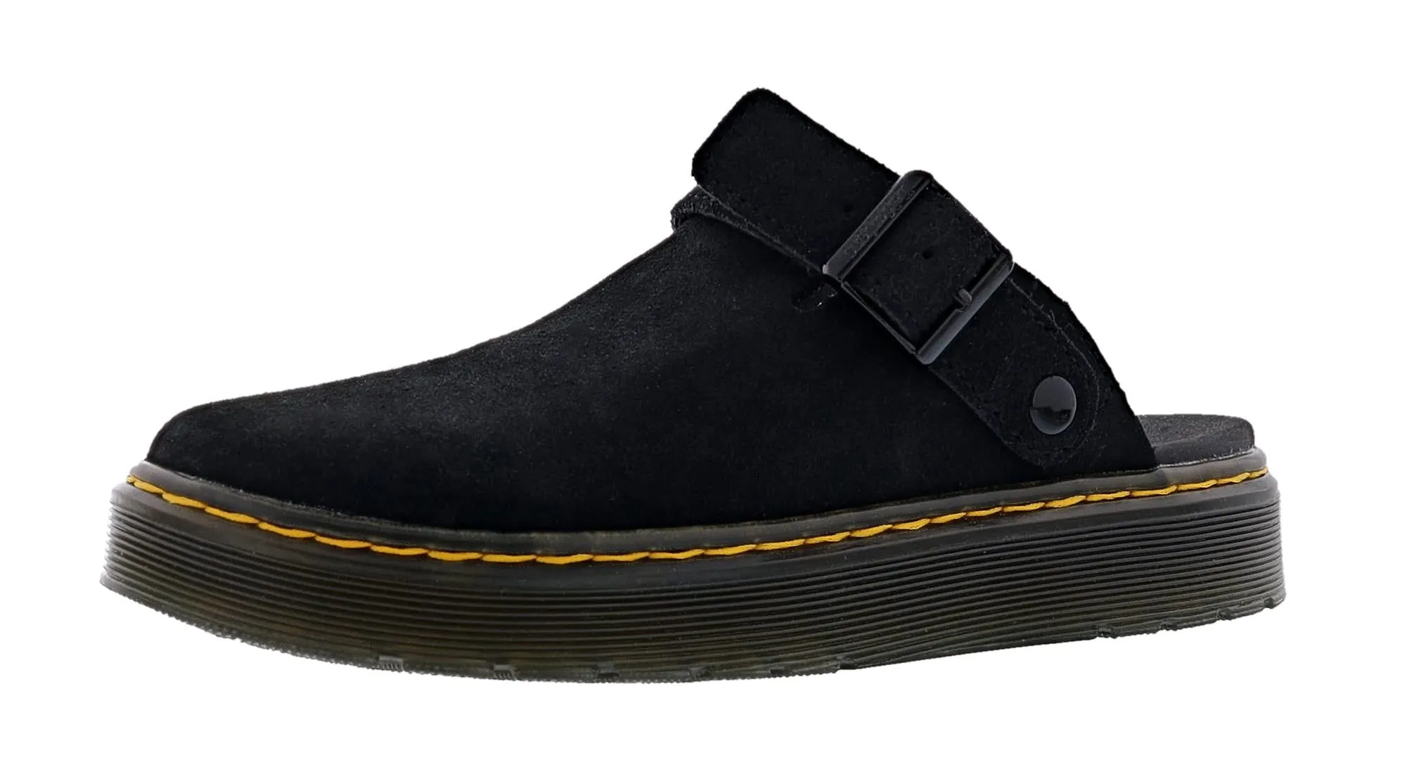 Dr. Martens Carlson Suede Casual Slingback Mule Shoes Sleek Vibe Supportive Fit