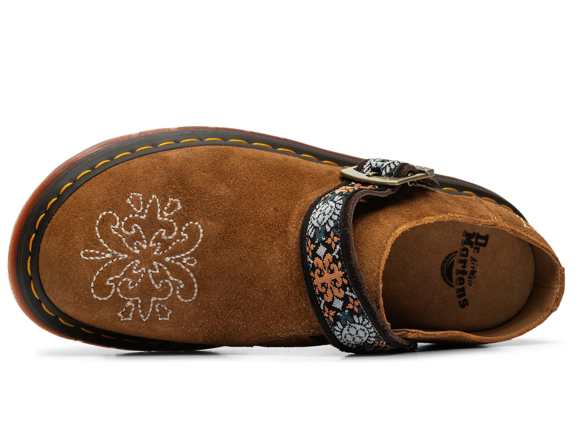 Dr. Martens Jacquard Isham Mule Waterproof Standing All Heat Mode