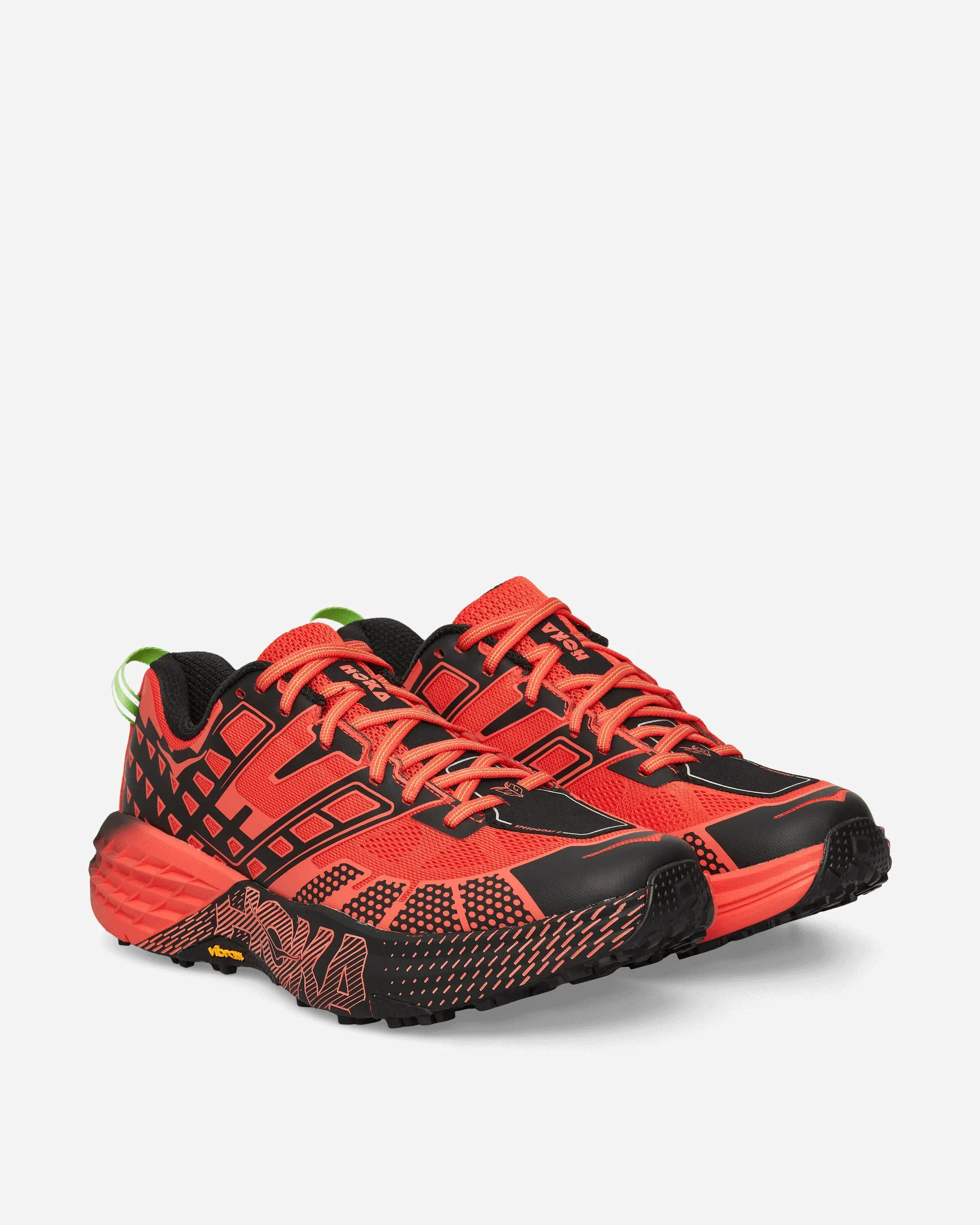 Speedgoat 2 Sneakers Tomato / Electric Green Timeless arch Impact Resistant Heel Cup