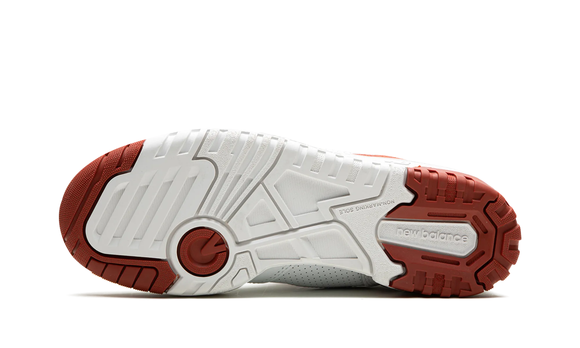 550 WMNS "Brick Red" color - red fast runners