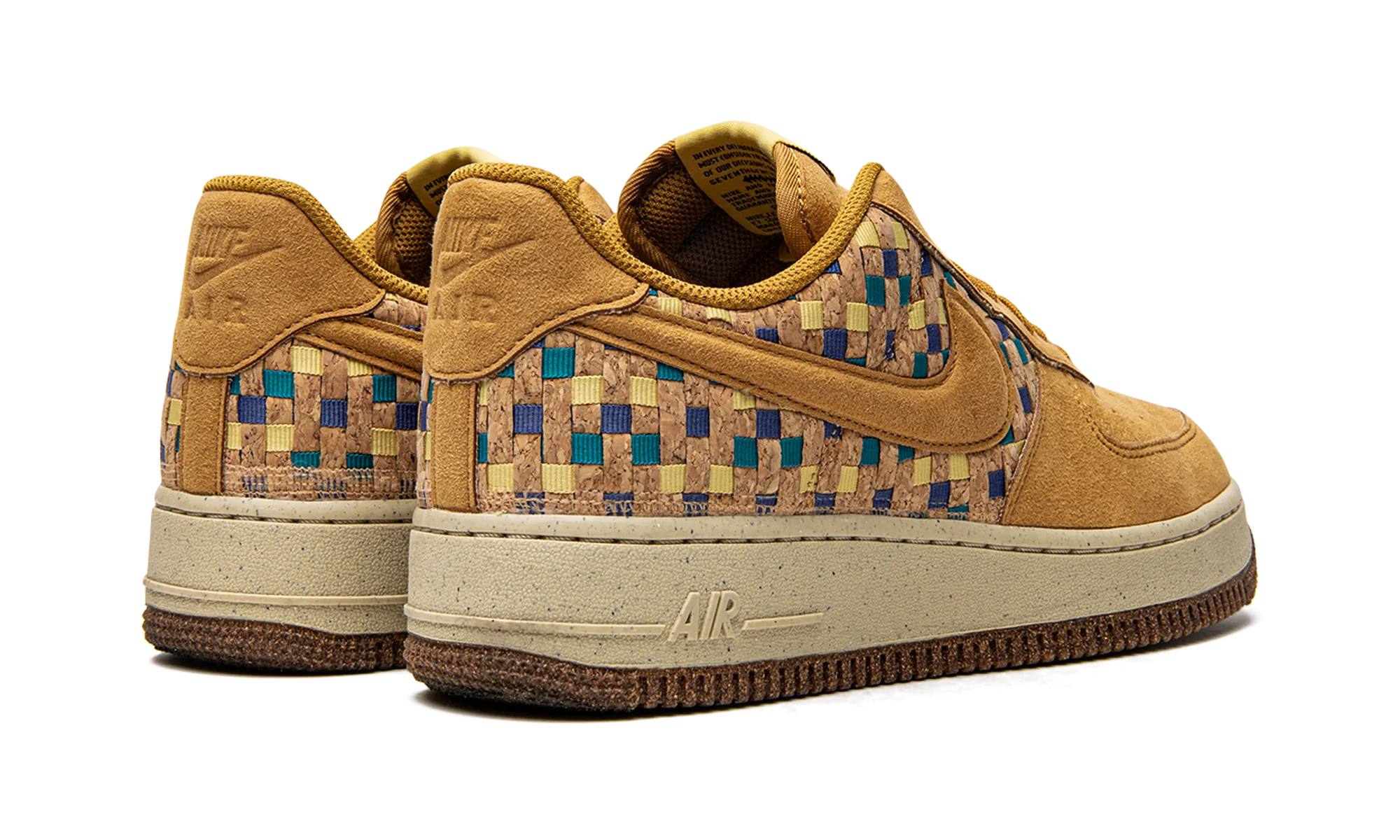 Sturdy Build Vegan materials Air Force 1 Low N7 "Woven Cork"