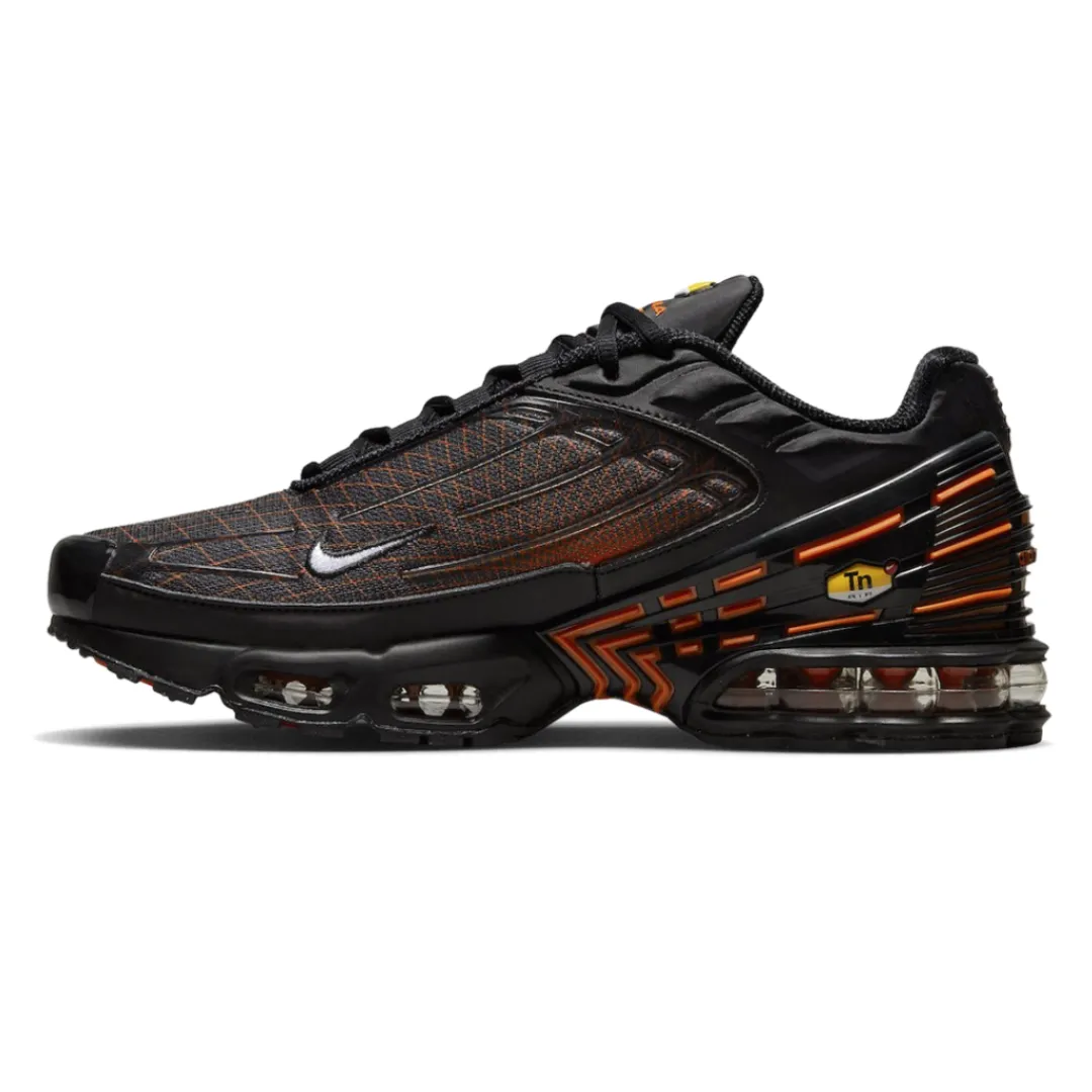 Men's Nike Air Max Plus TN 3 (Black/Safety Orange) Power Balance