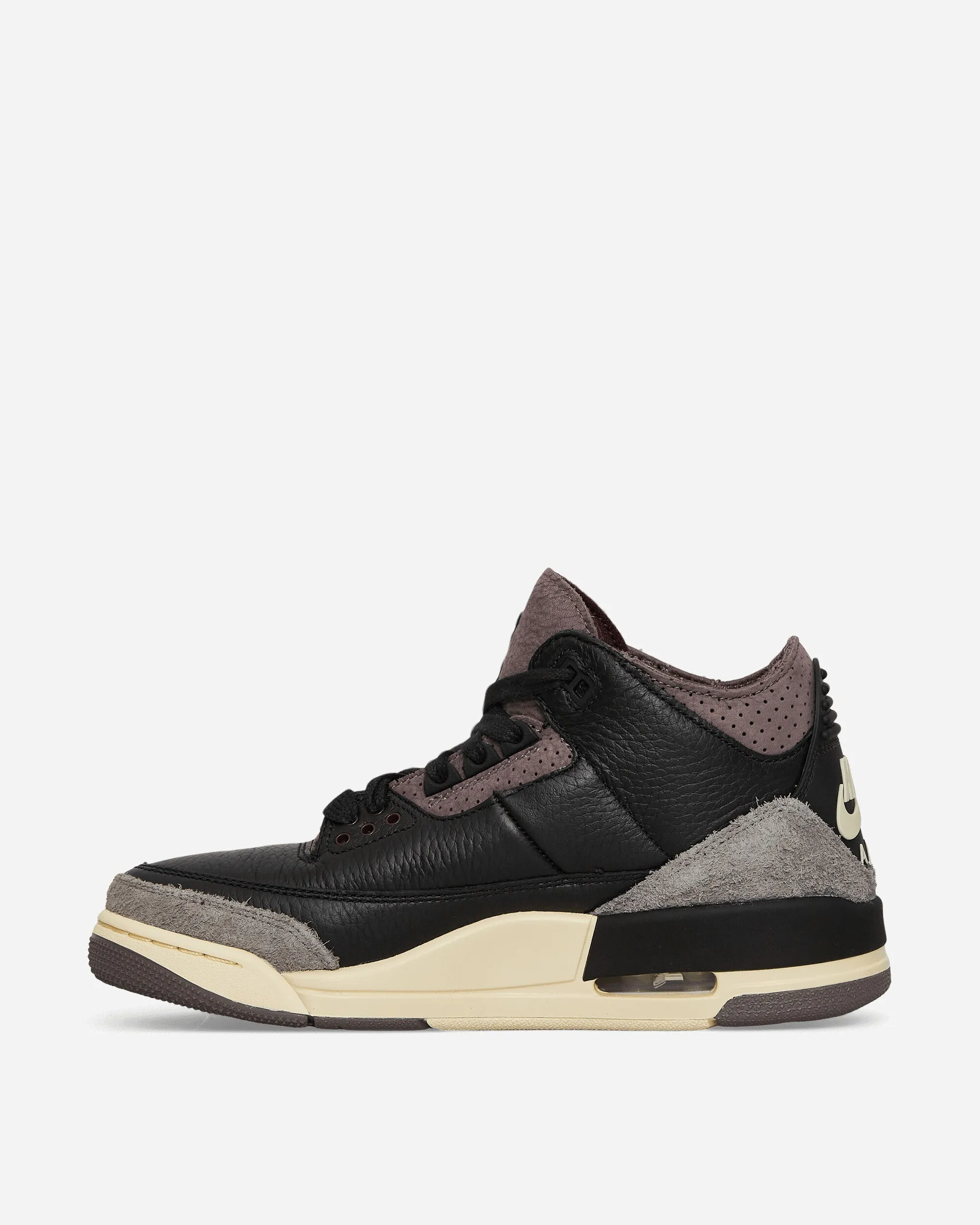 Women's A Ma Mani??re Air Jordan 3 Sneakers Black / Flat Pewter Comfort quality Aerobic Flex Sole