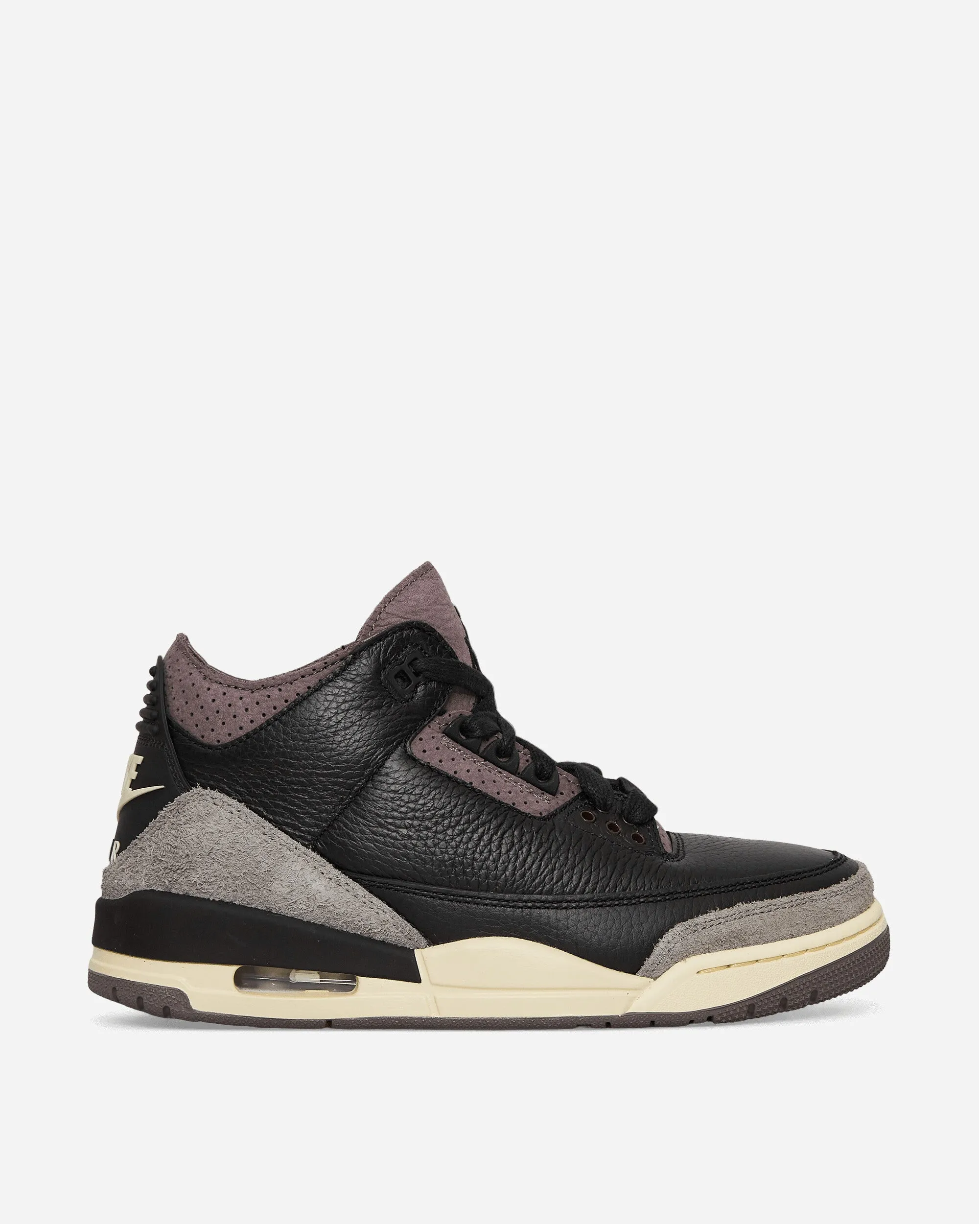 Women's A Ma Mani??re Air Jordan 3 Sneakers Black / Flat Pewter Gym Casual