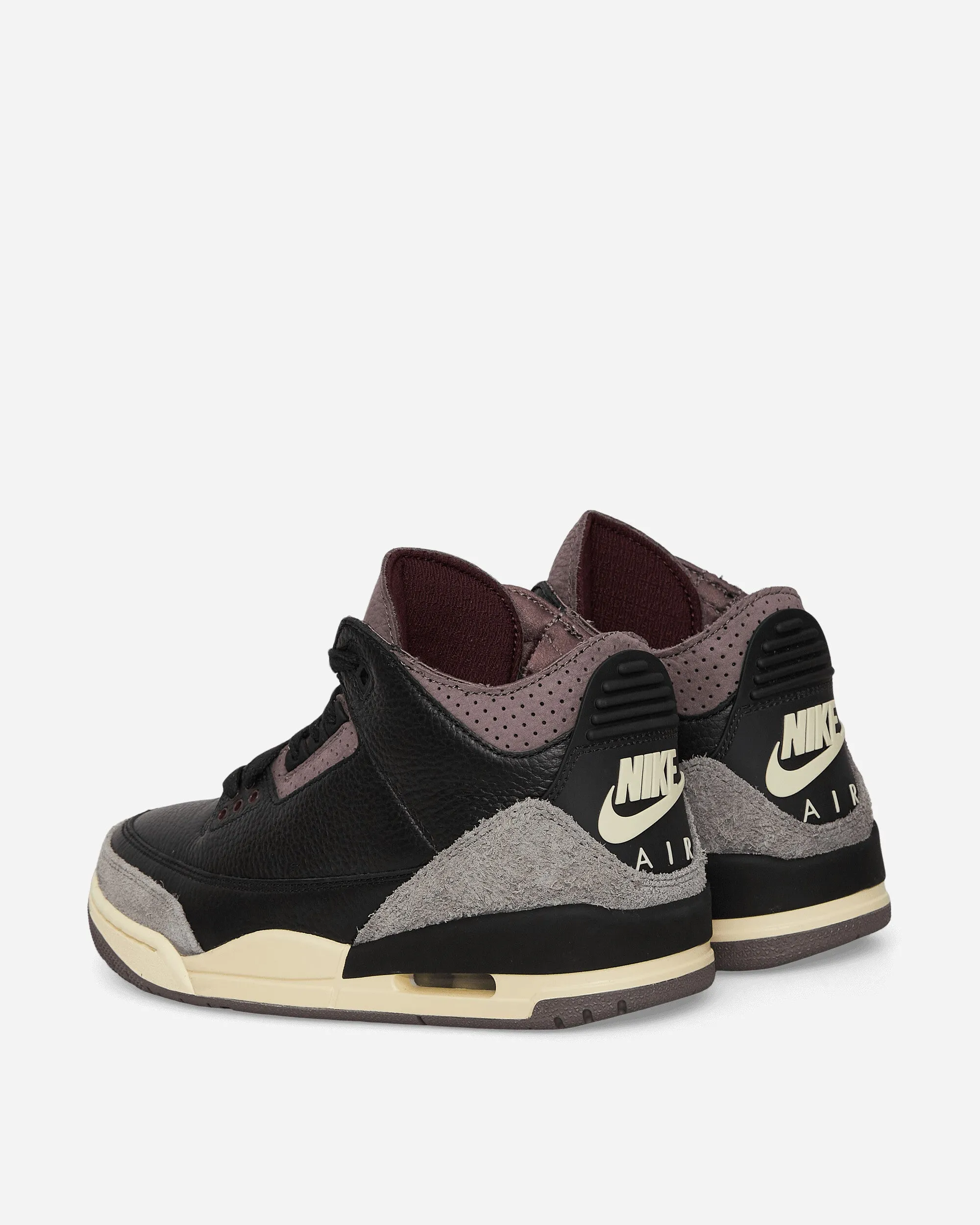 Women's A Ma Mani??re Air Jordan 3 Sneakers Black / Flat Pewter Fit To Move Energy Cell