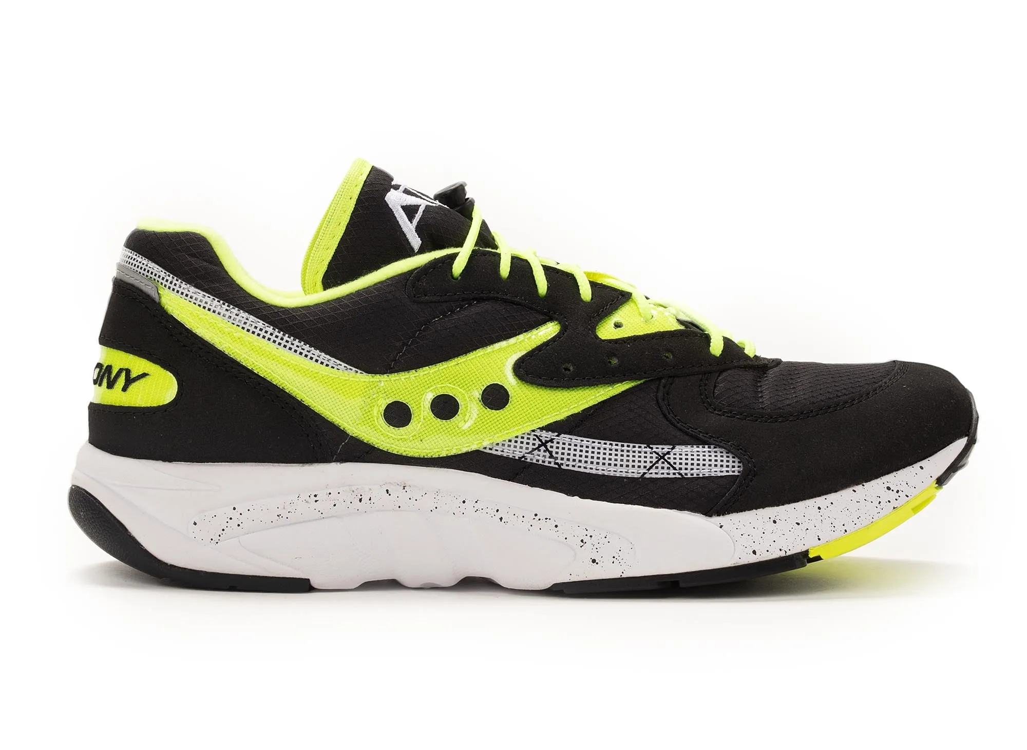 Ventilated Mesh Cold Weather Saucony Originals Aya 'Black/Lime Green'