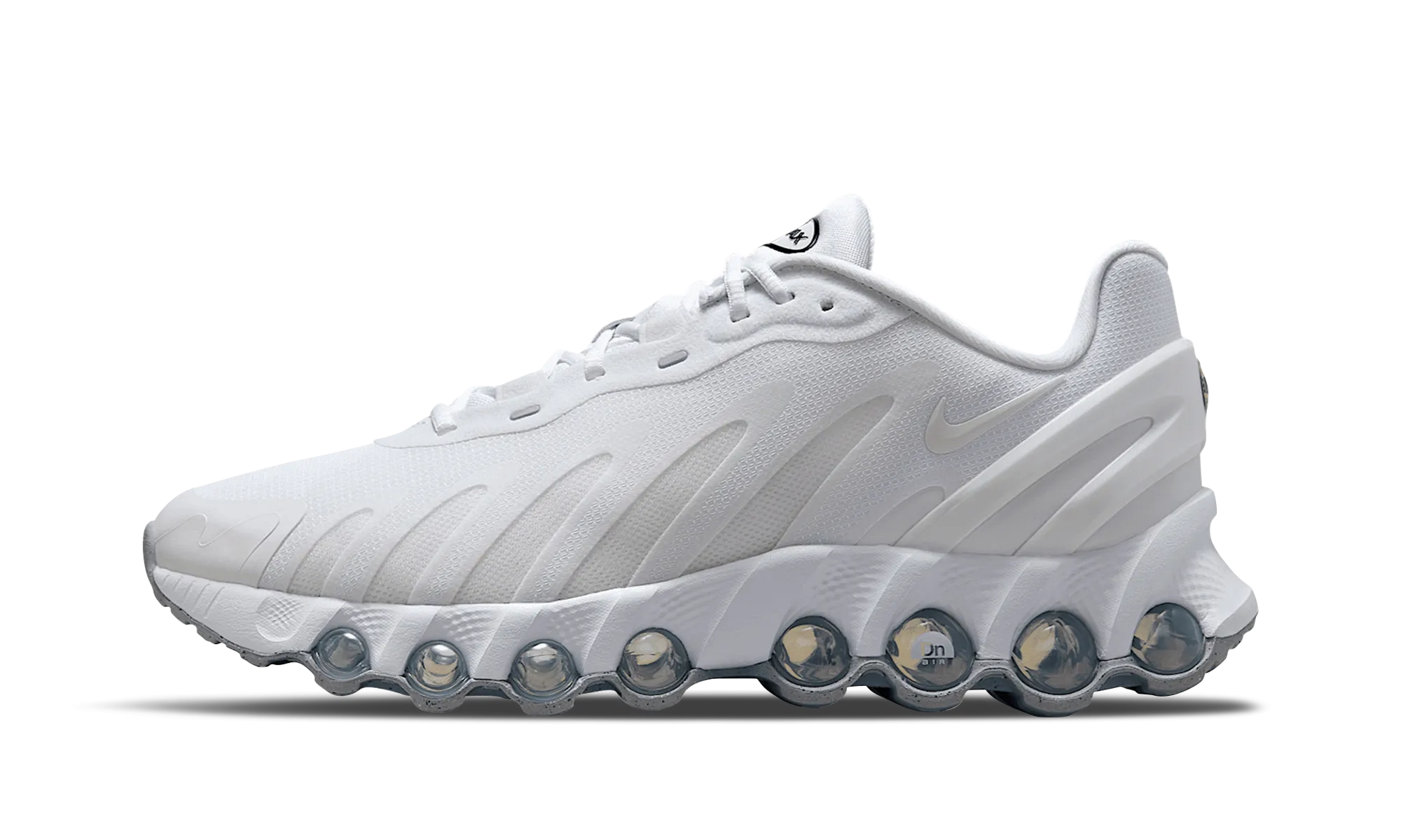 Air Max Dn8 "White Metallic Silver" hook - and - loop closure urban shoes