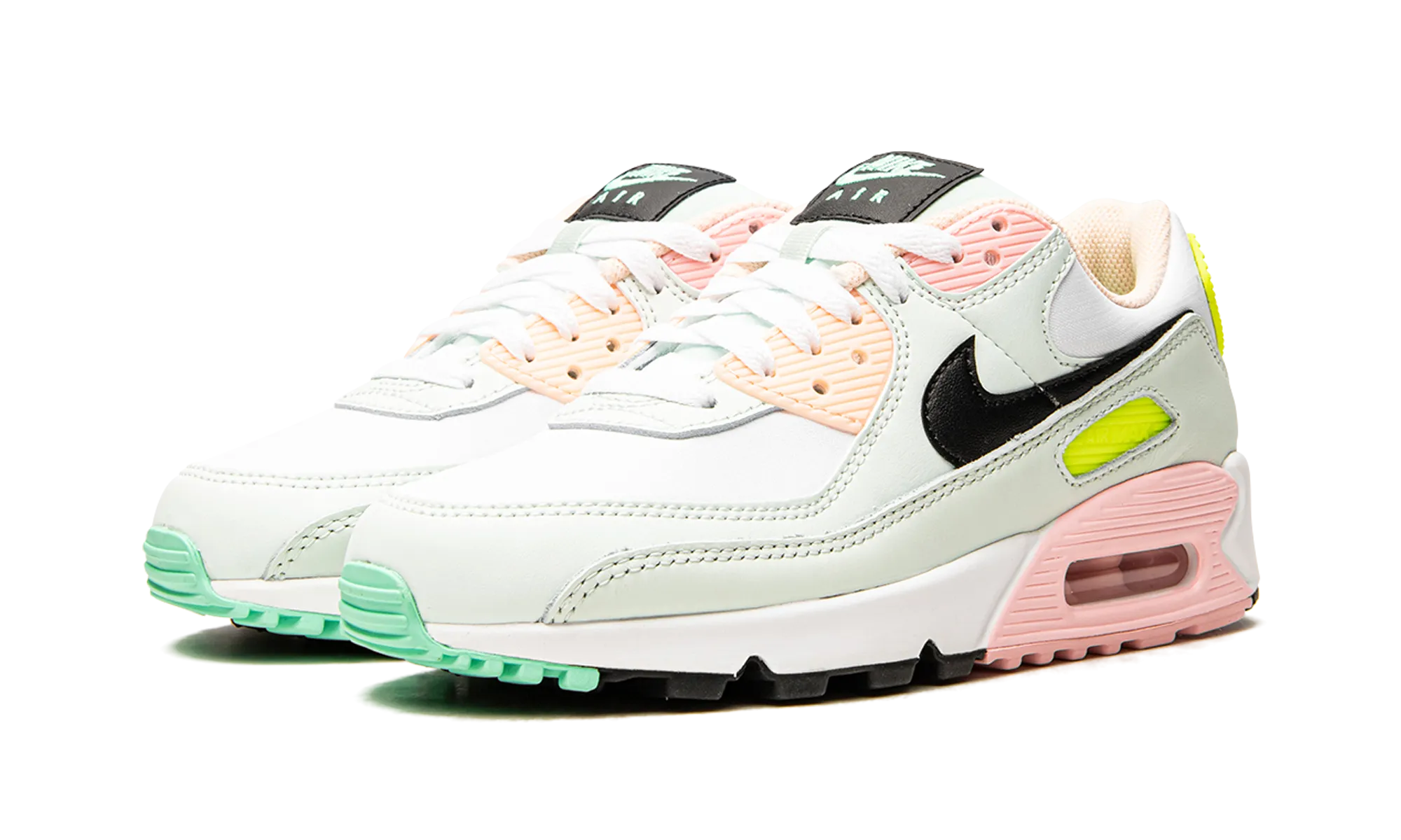 AIR MAX 90 MNS WMNS "Easter" green running shoes Long - lasting Performance