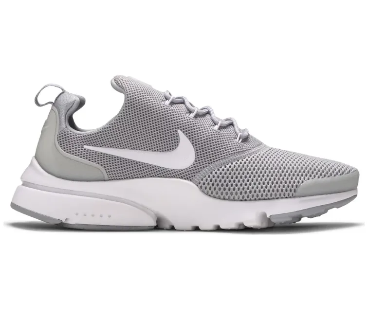 Ultra Low Profile Compression Molded Foam Men's Nike Presto Fly (Wolf Grey)