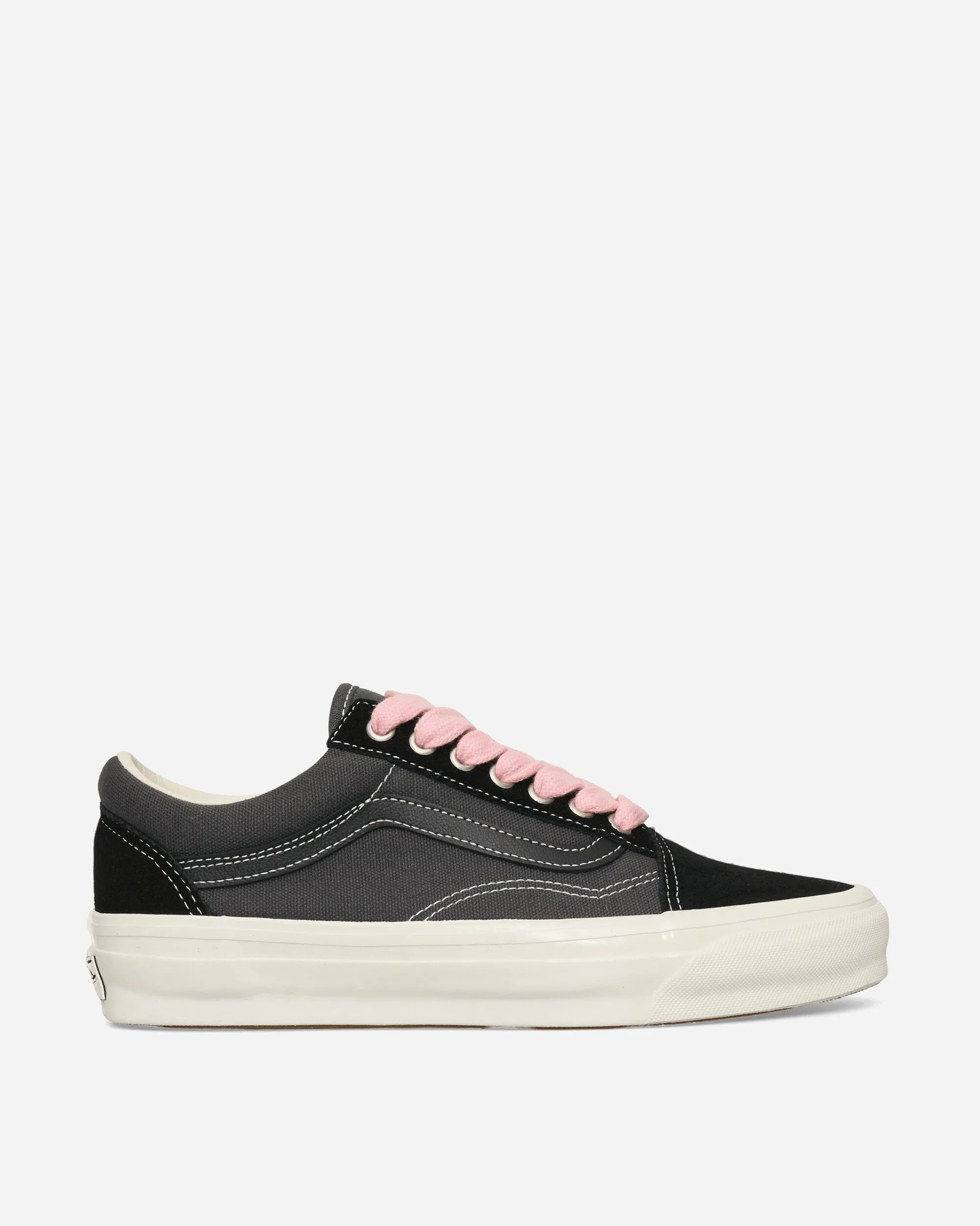 Padded collar Premium Old Skool Pop Lace Sneakers Black / Grey