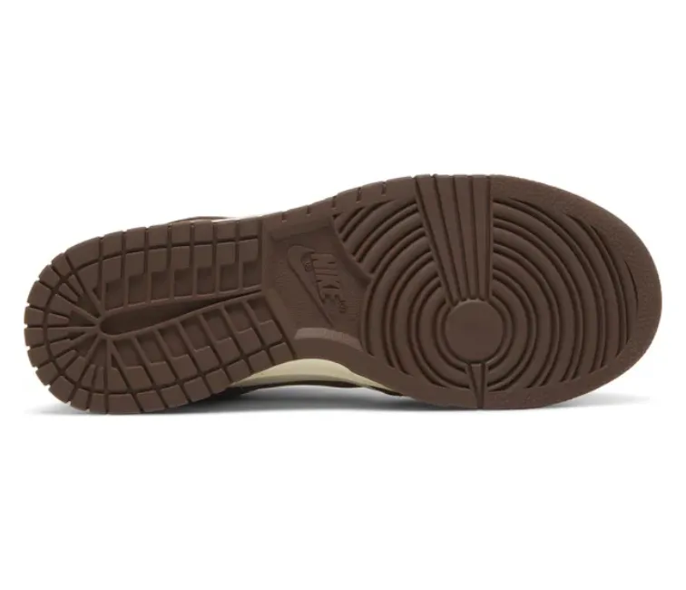 Women's Nike Dunk Low (Cacao) Hexagonal Traction Velcro fastening