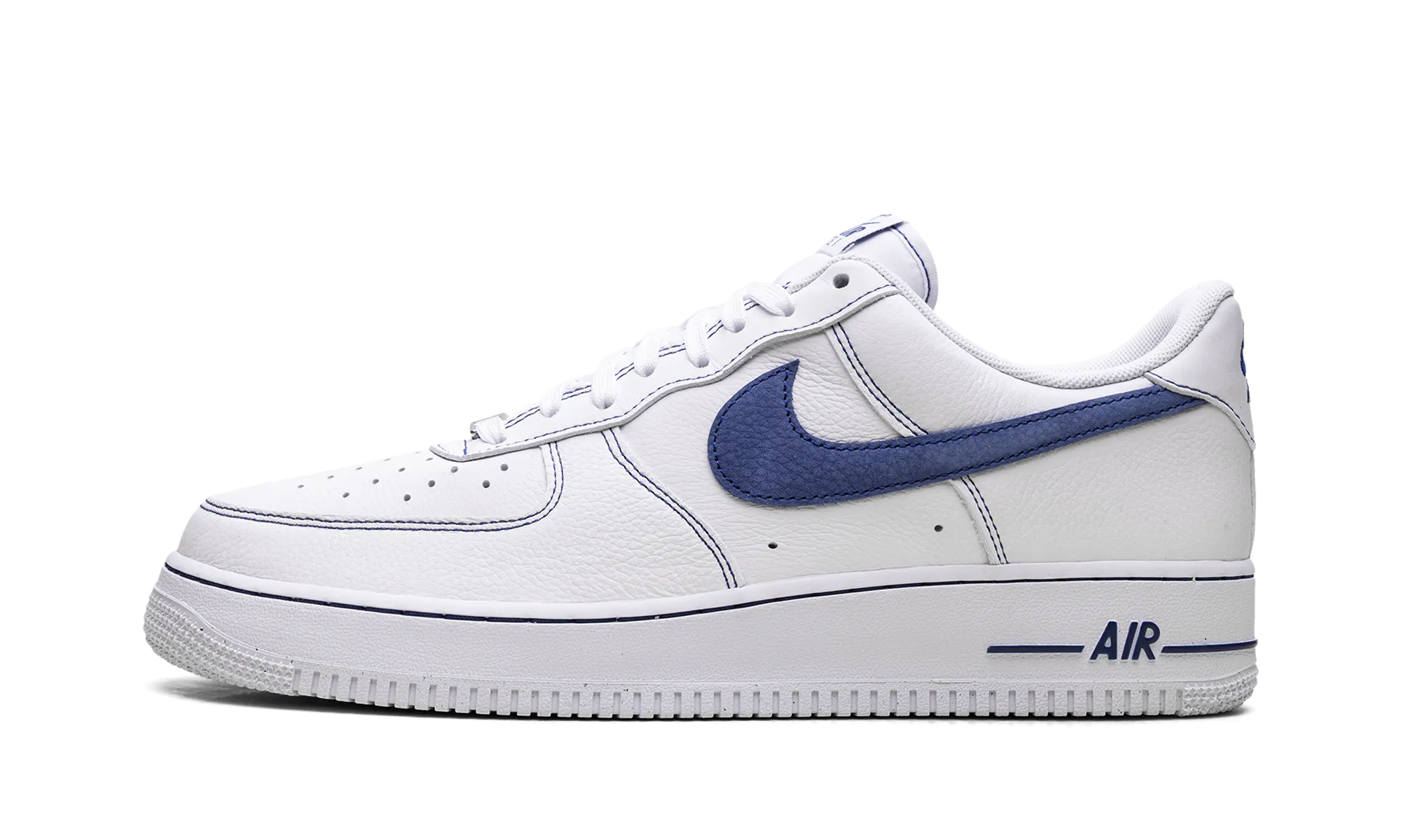 Sophisticated piece Responsive Midsole Air Force 1 '07 LV8 "White Deep Royal Contrast Stitch"