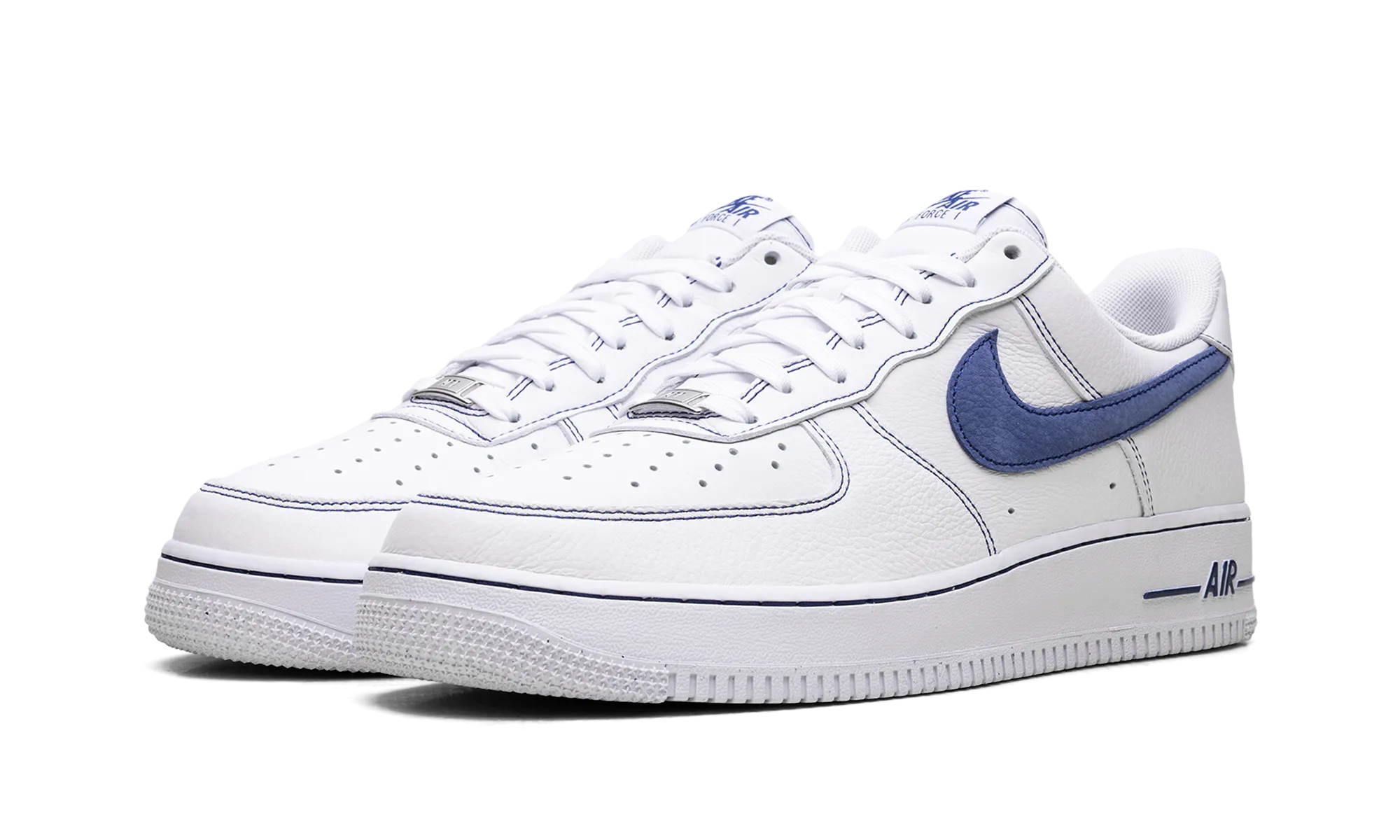 slip-resistant Air Force 1 '07 LV8 "White Deep Royal Contrast Stitch"