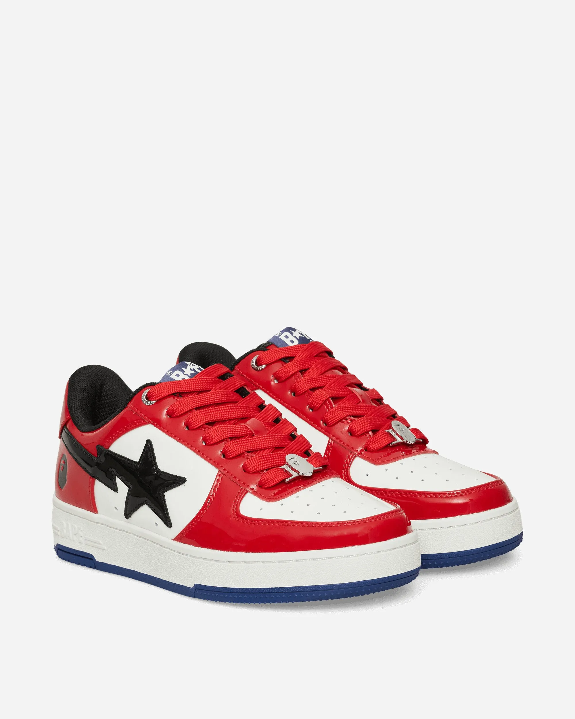 BAPE STA #1 M2 Sneakers Red Torsional Rigidity System Anti Slip Lacing