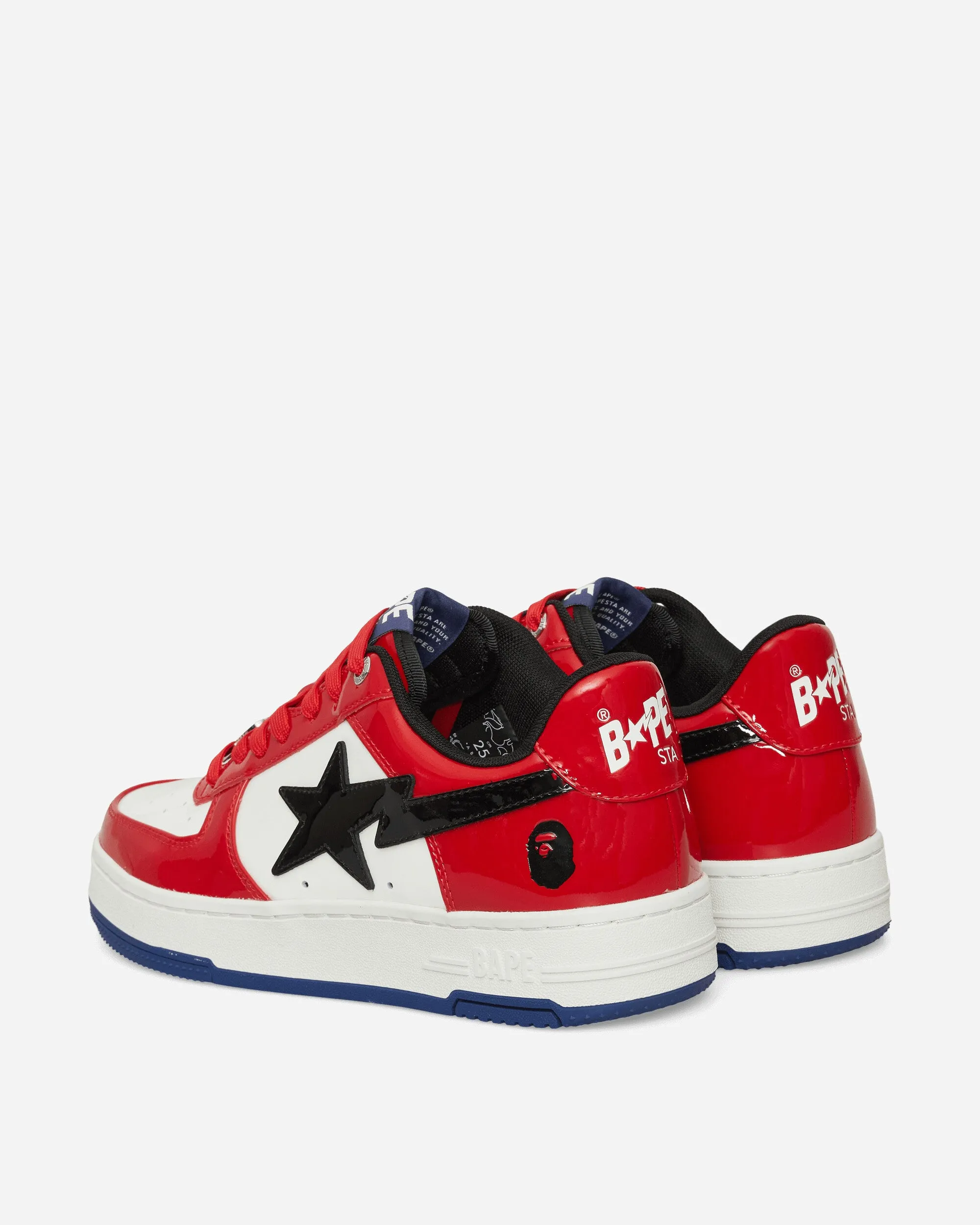 BAPE STA #1 M2 Sneakers Red Reinforced toe box