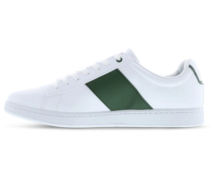 Men's Lacoste Carnaby 0121 4 SMA (White/Dark Green) Shock Diffusion Midsole