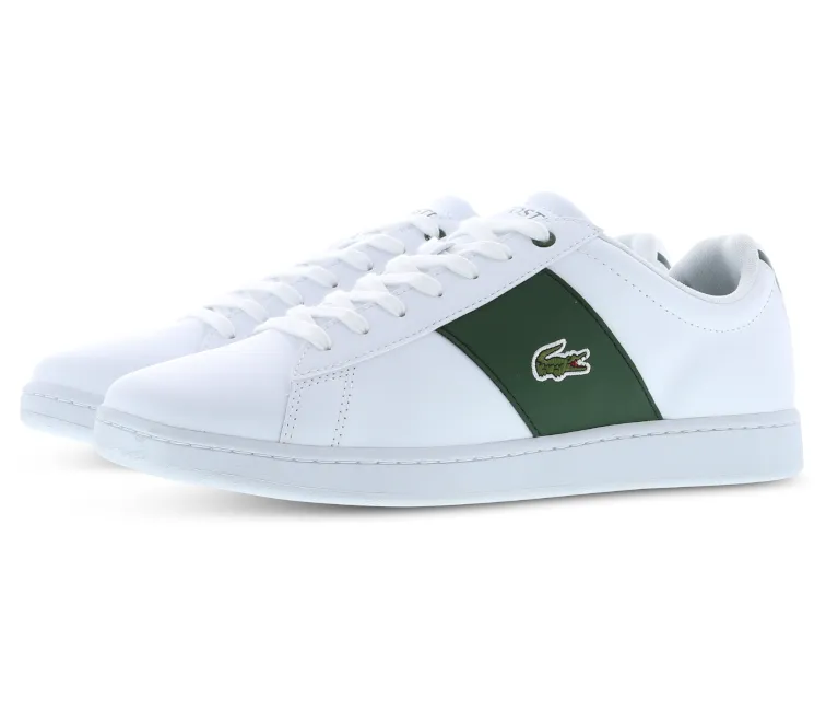 Men's Lacoste Carnaby 0121 4 SMA (White/Dark Green) Reinforced Sides