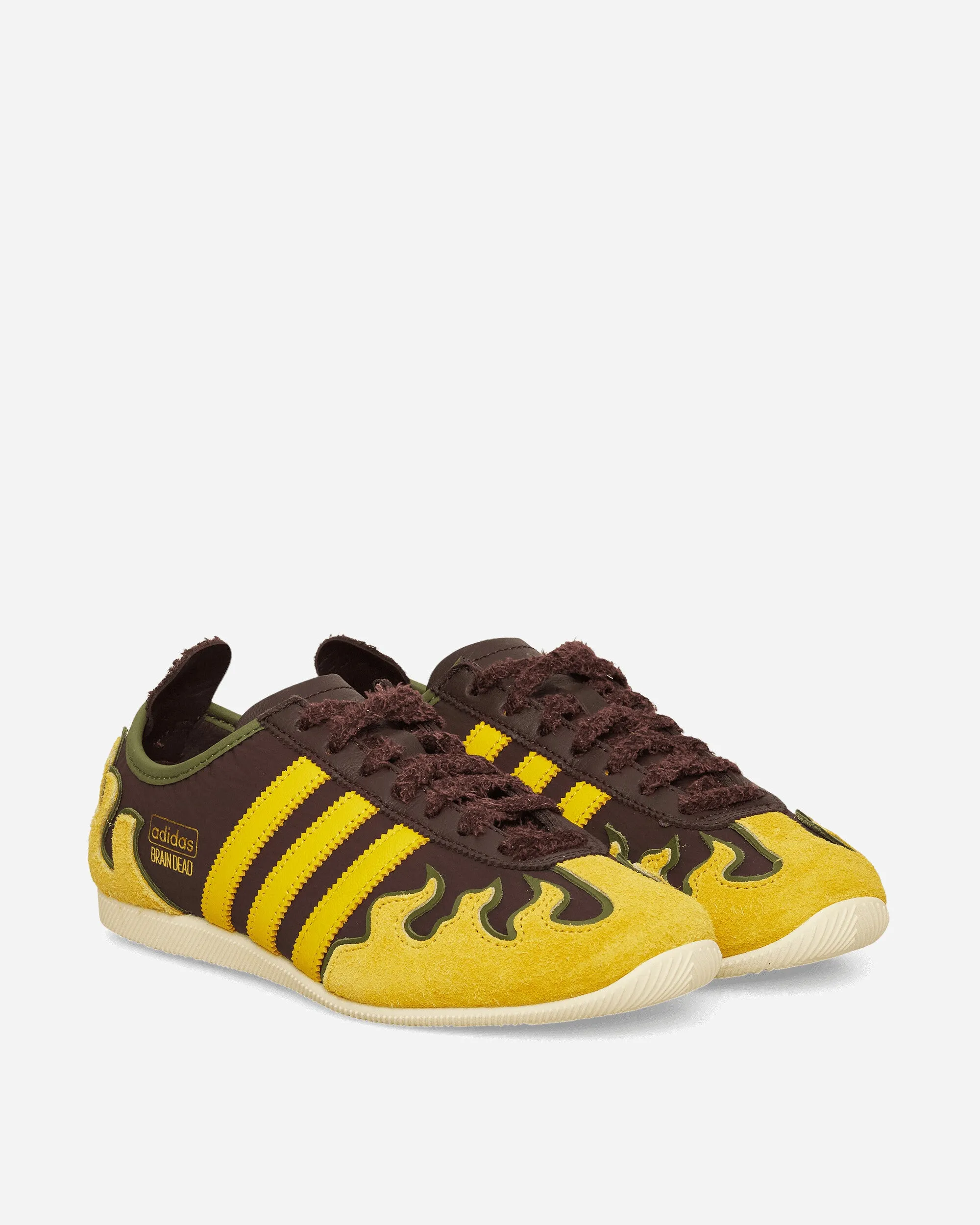 Brain Dead Japan Sneakers Shadow Brown / Yellow Adaptive Fit Design
