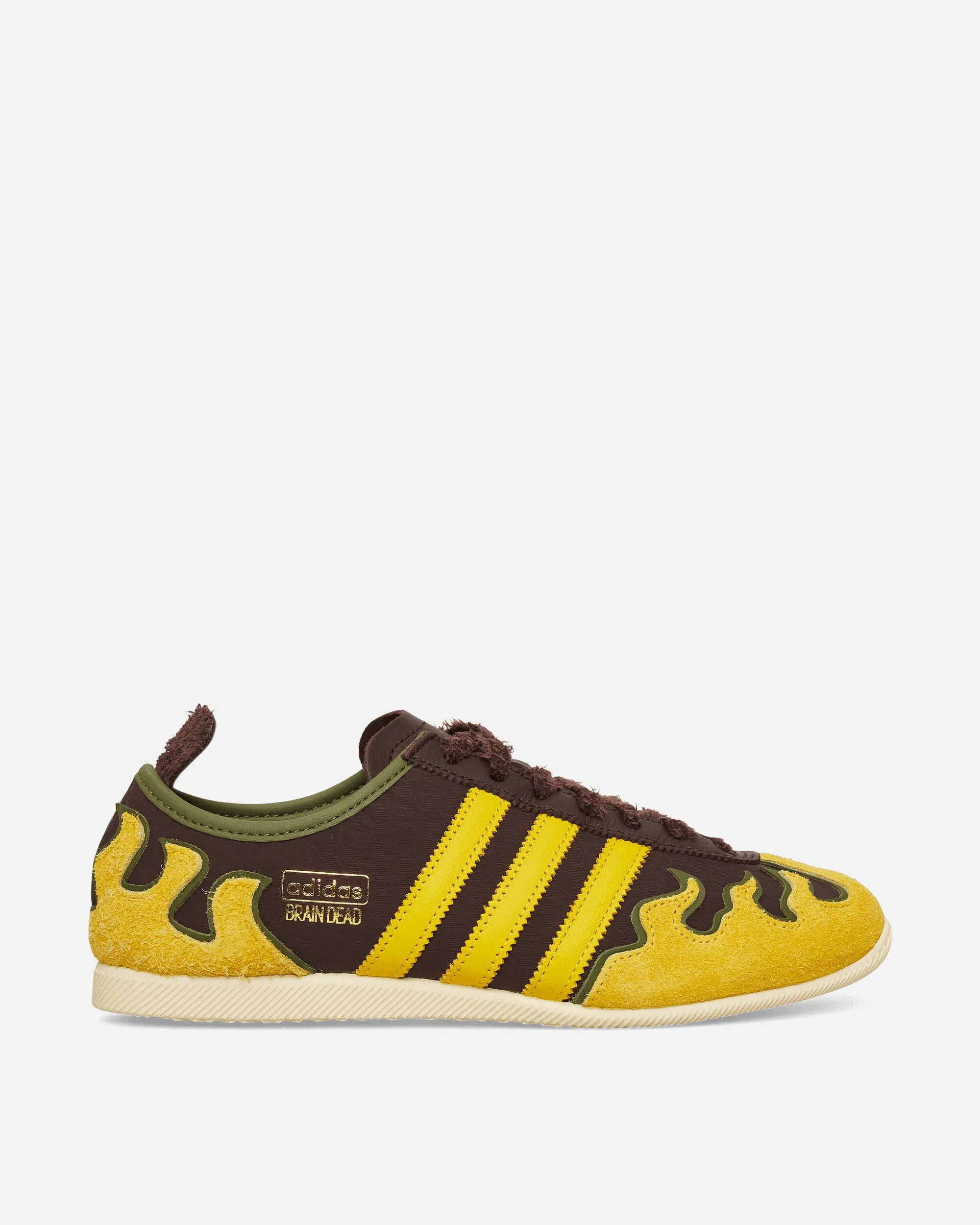 Brain Dead Japan Sneakers Shadow Brown / Yellow TPU Heel Stabilizer