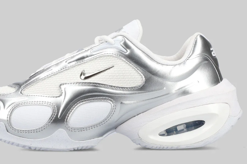 Custom Fit ComfortableFit Women's Nike Air Max Muse 'White and Metallic Silver'