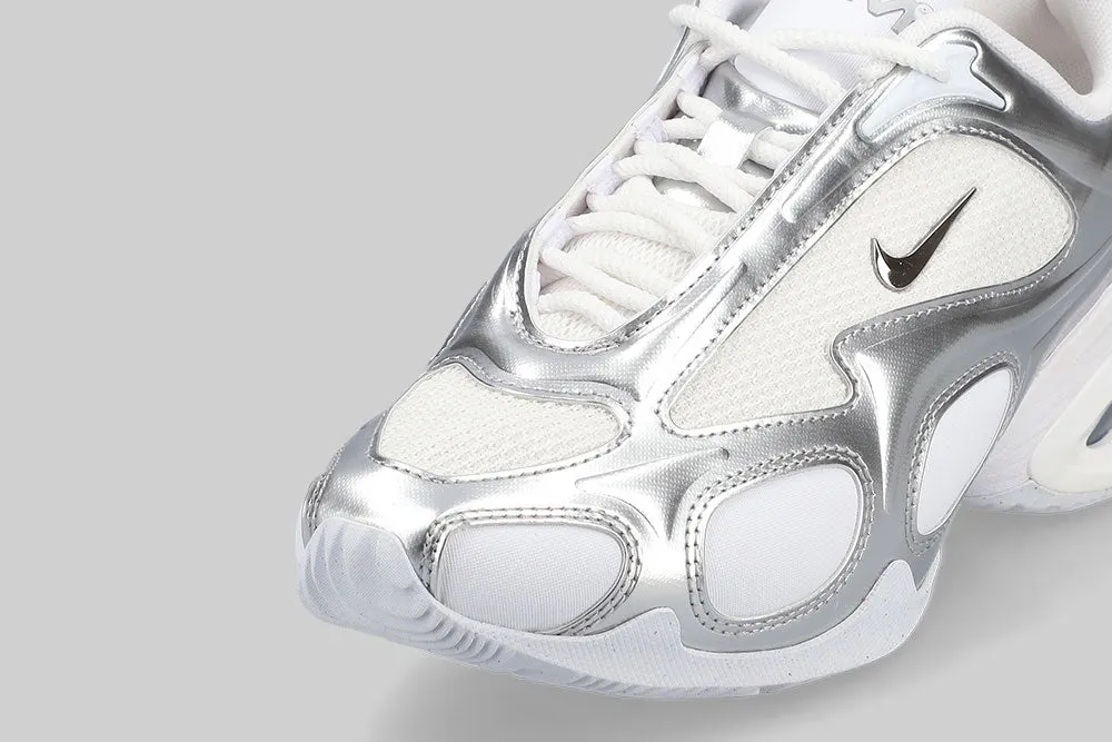rugby - field running shoes Women's Nike Air Max Muse 'White and Metallic Silver'