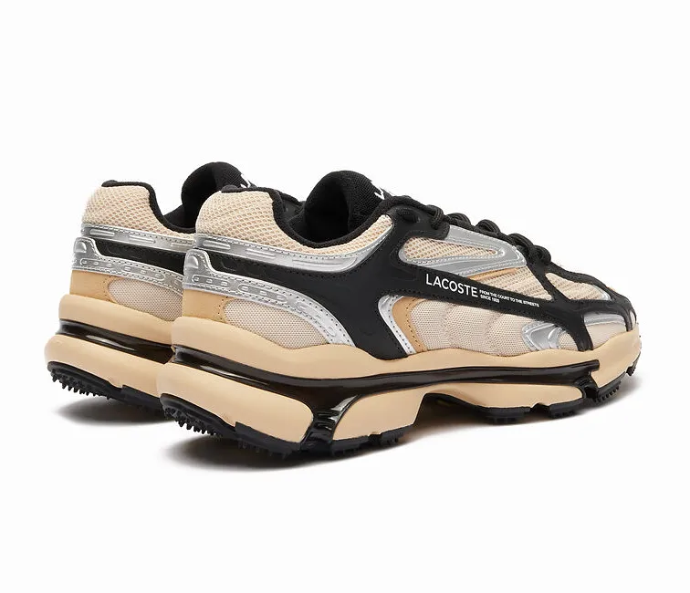 Men's Lacoste L003 2K24 124 1 SMA (Light Tan/Black) Active Choice Stretch Lace System