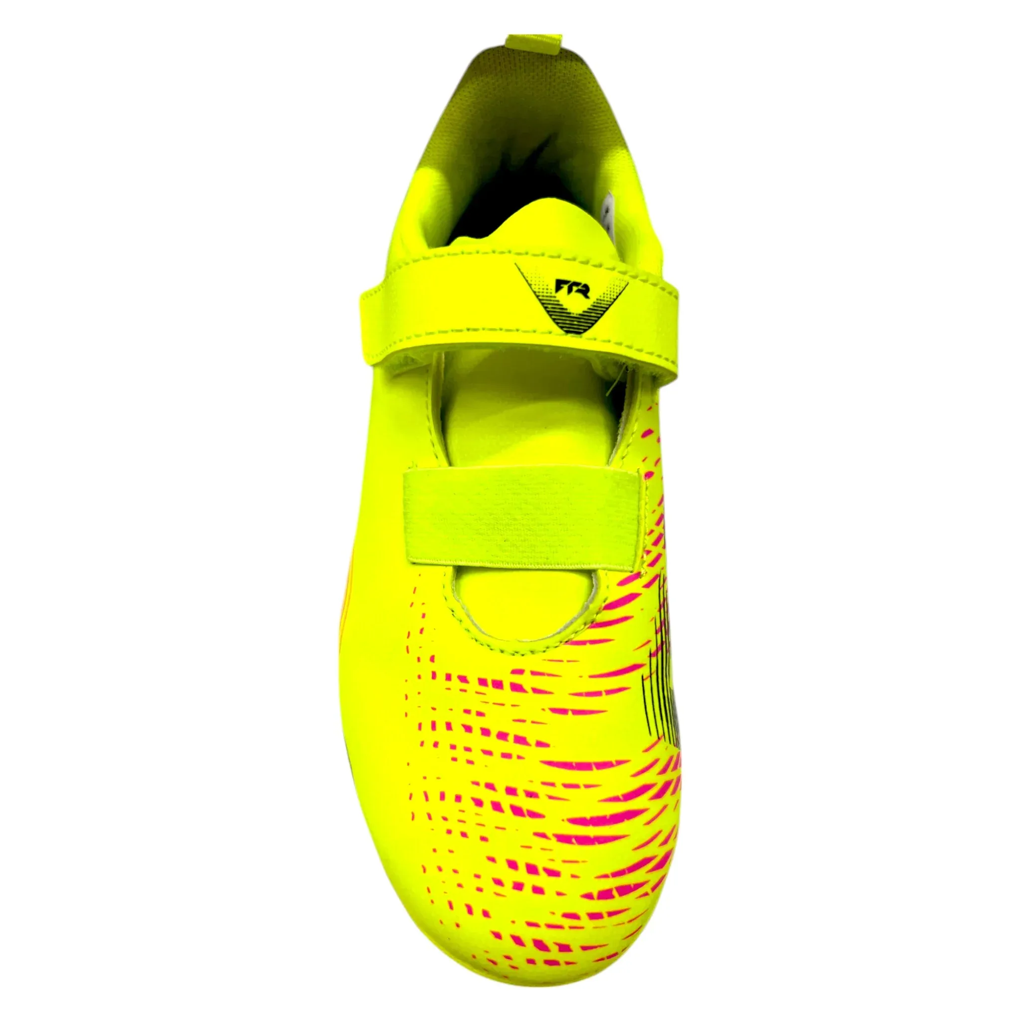 Fog Hike No Noise Puma Future 8 Play Velcro FG/AG Jnr Football Boots (Yellow Alert/Black/Sun Struck)