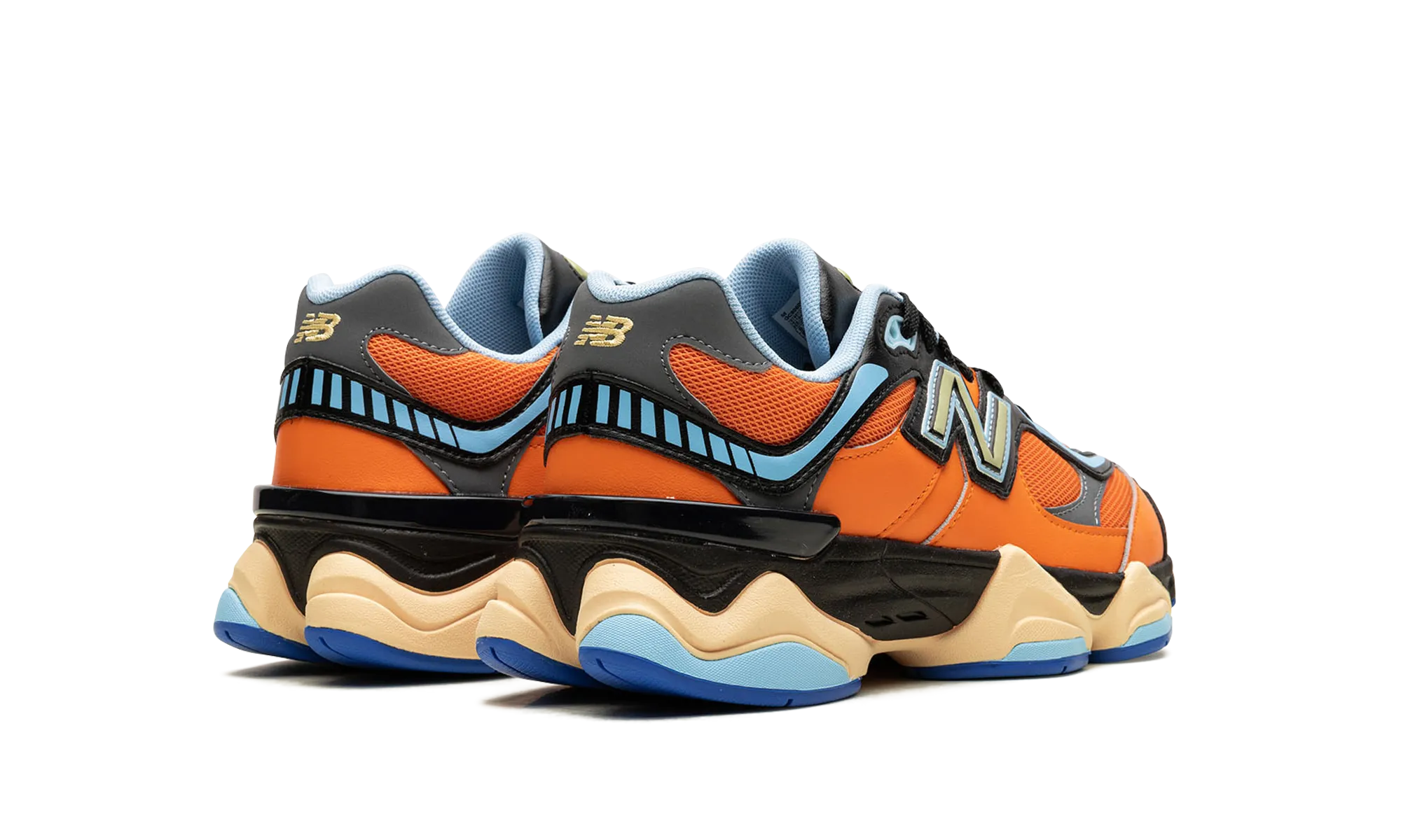 9060 Big Kid "Orange/ Black" kids' shoes