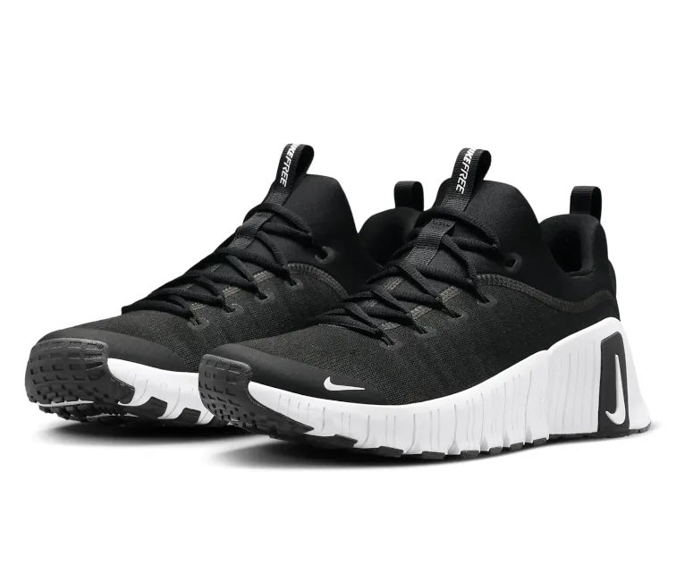 Mens Nike Free Metcon 6 (Black/White) Reflective Detailing