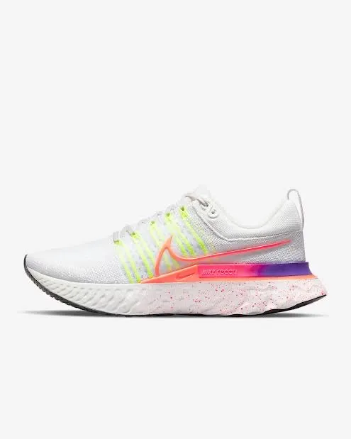 Lace Up Design Sustainable Material Blend Women's Nike React Infinity Run FK 2 (Rainbow)