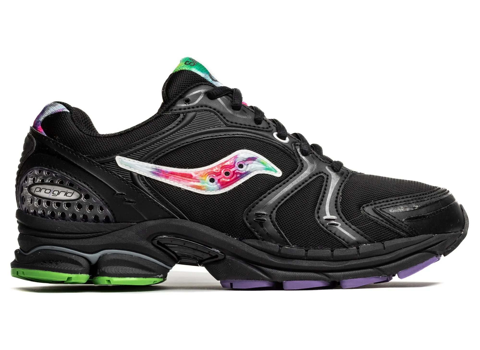 Saucony Pro Grid Triumph 4 'Tie-Dye' group walk