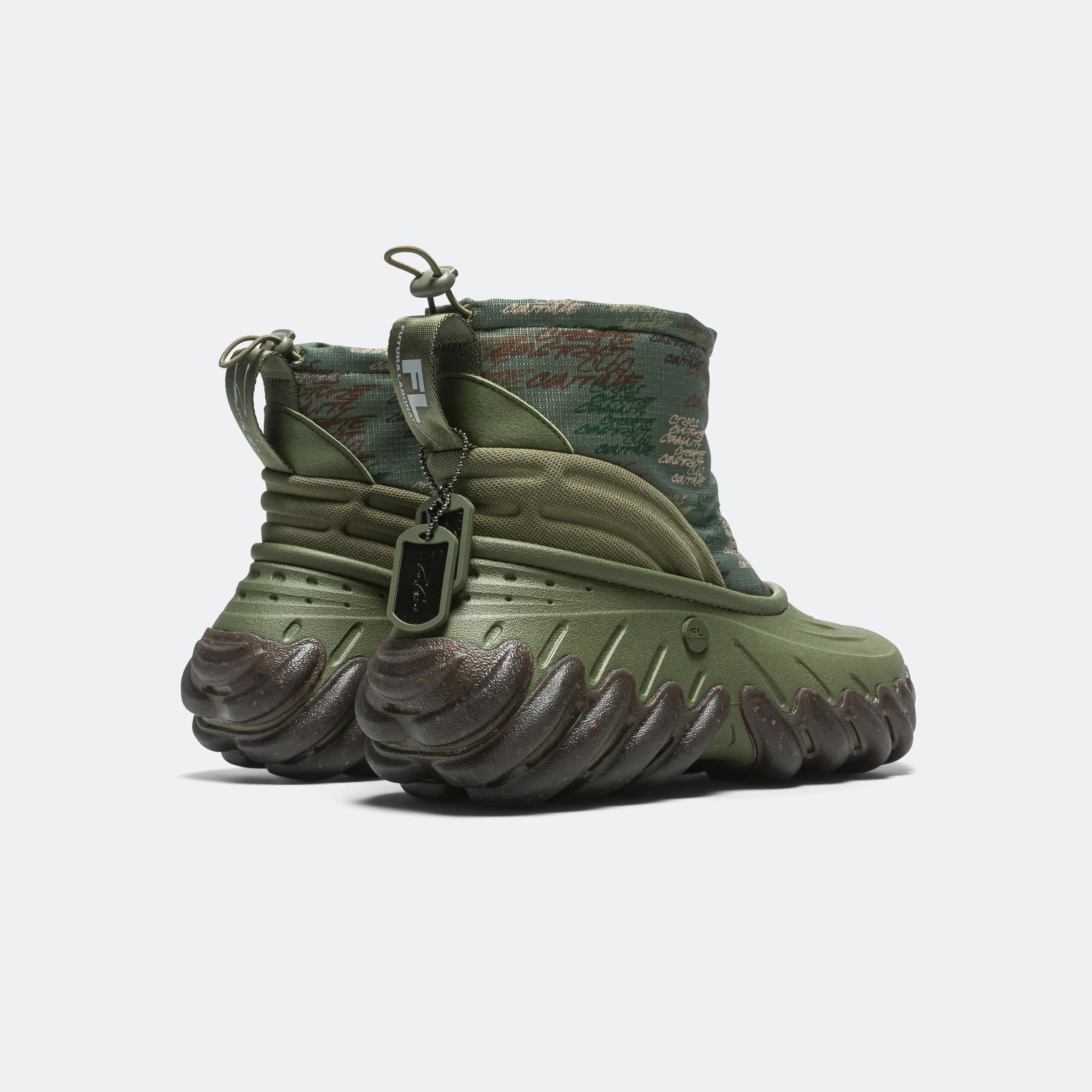 Quality Sole Echo Boot x Futura Laboratories - Army Green
