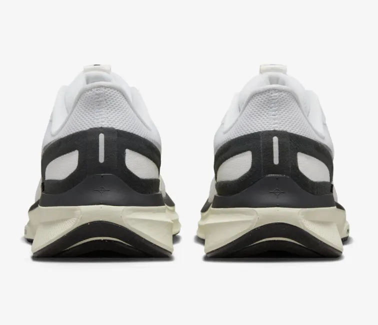 Womens Nike Air Zoom Structure 25 (White/Black-Coconut Milk) Extra Flex All-weather chic