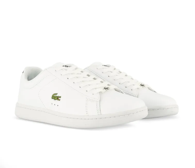 Ventilated Tongue soft feel Women's Lacoste Carnaby Evo 0121 2 SFA (White/Black)