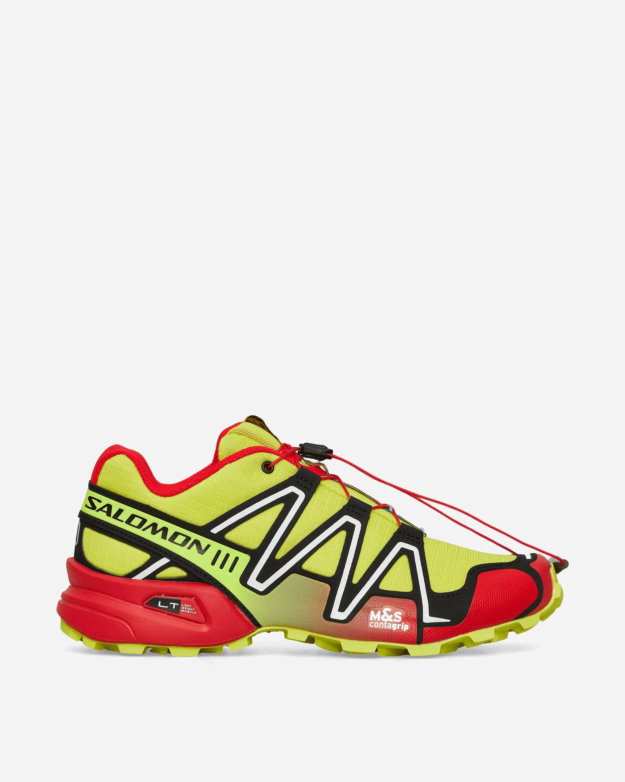 Adaptive Heel Lock Iconic silhouette Speedcross 3 Sneakers Sulphur Spring / High Risk Red / Black
