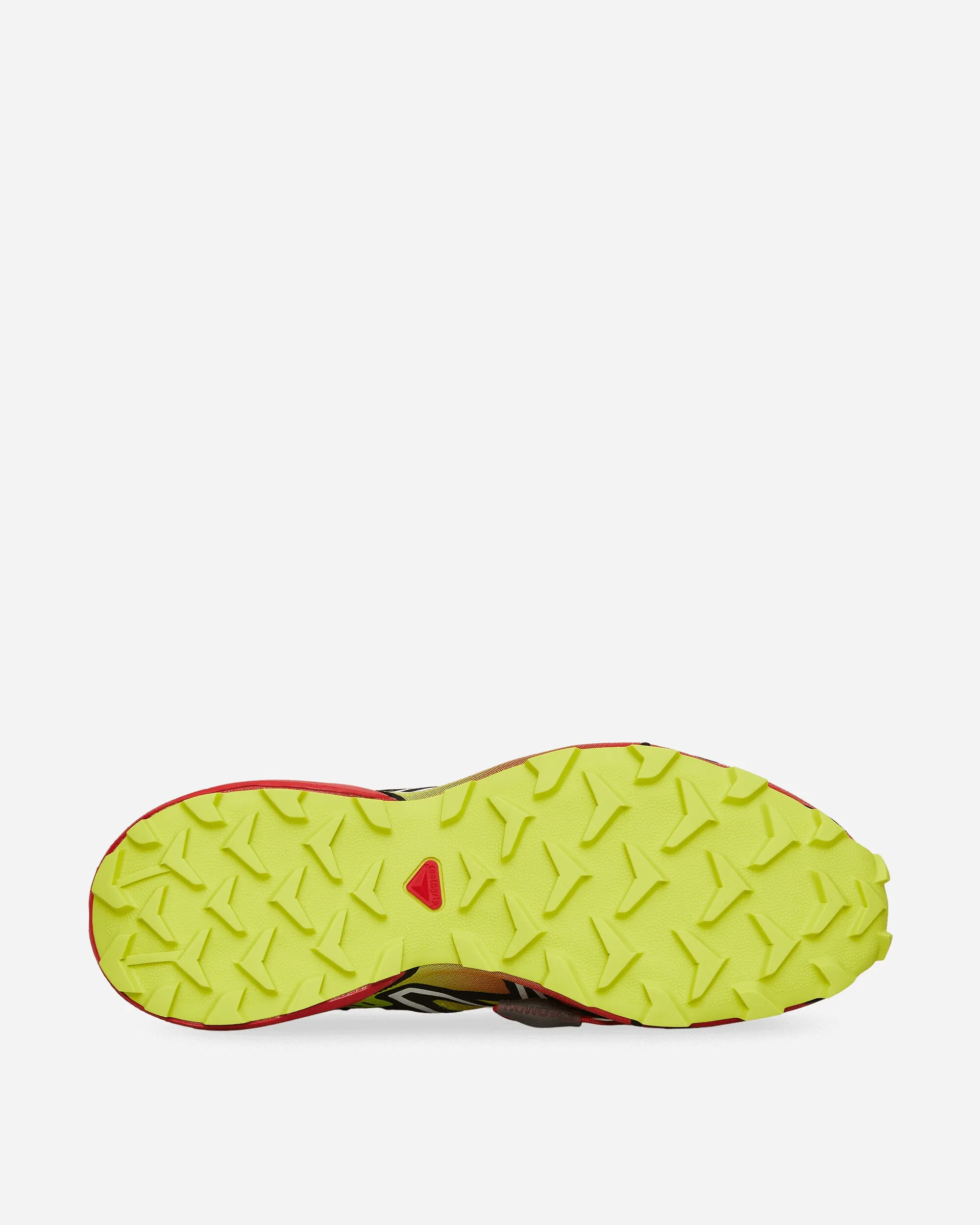 Speedcross 3 Sneakers Sulphur Spring / High Risk Red / Black Rubberized Outsole Sustainable Design