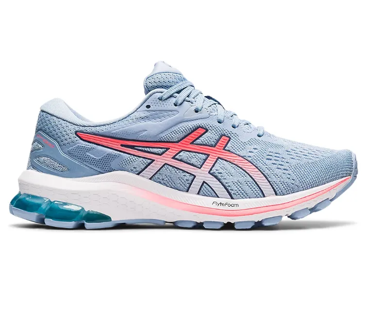 Women's Asics GT-1000 10 (Soft Sky/Blazing Coral) Sturdy Build