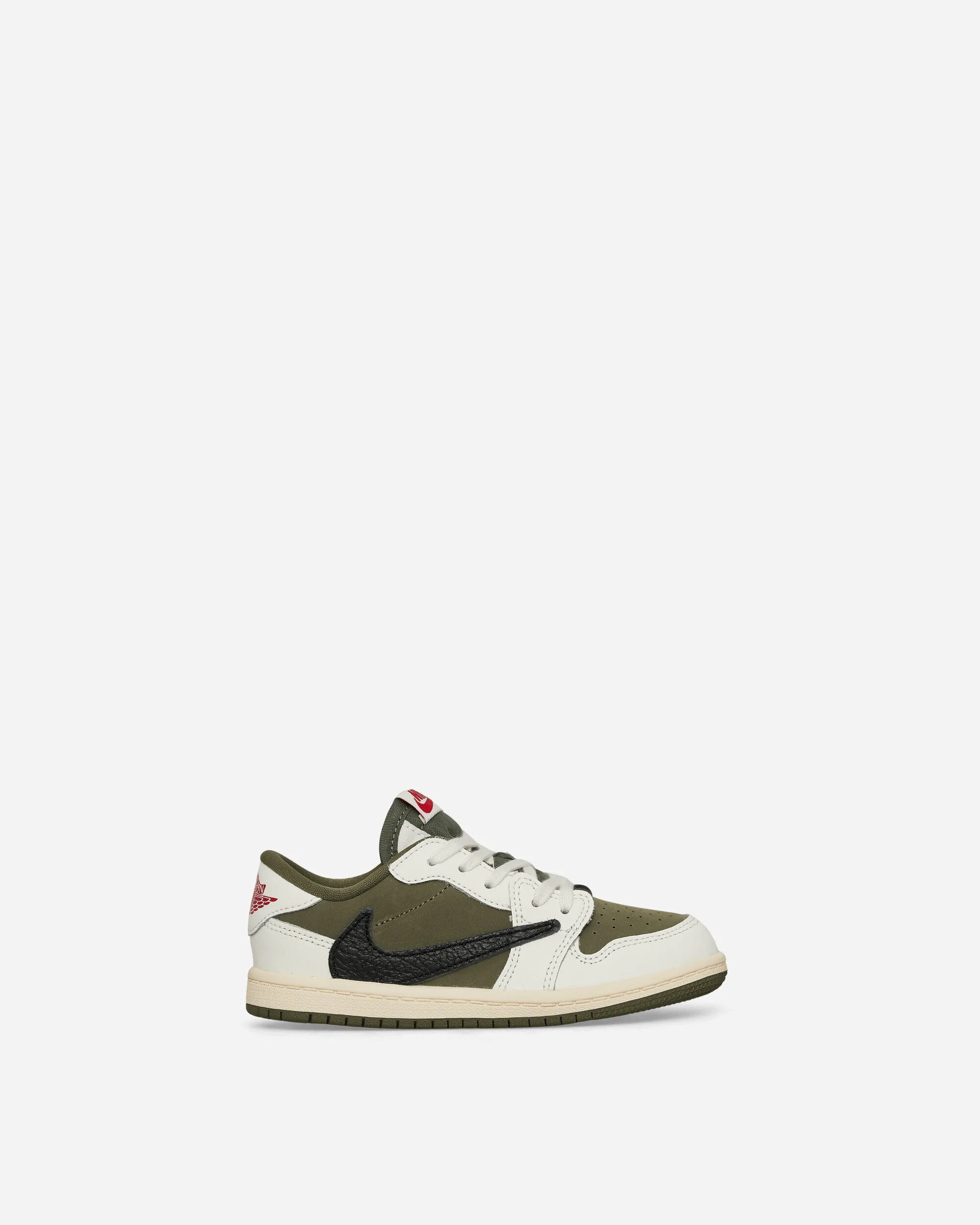Low Support Upgraded arch Travis Scott Air Jordan 1 Low (TD) Sneakers Medium Olive