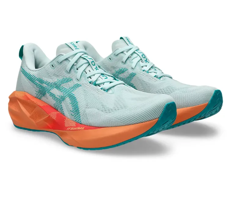 Men's Asics Novablast 5 (Soothing Sea/Wave Teal) Slim Look Lightweight Sole