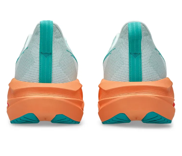 Anti Static Lining Ventilated Collar Design Men's Asics Novablast 5 (Soothing Sea/Wave Teal)